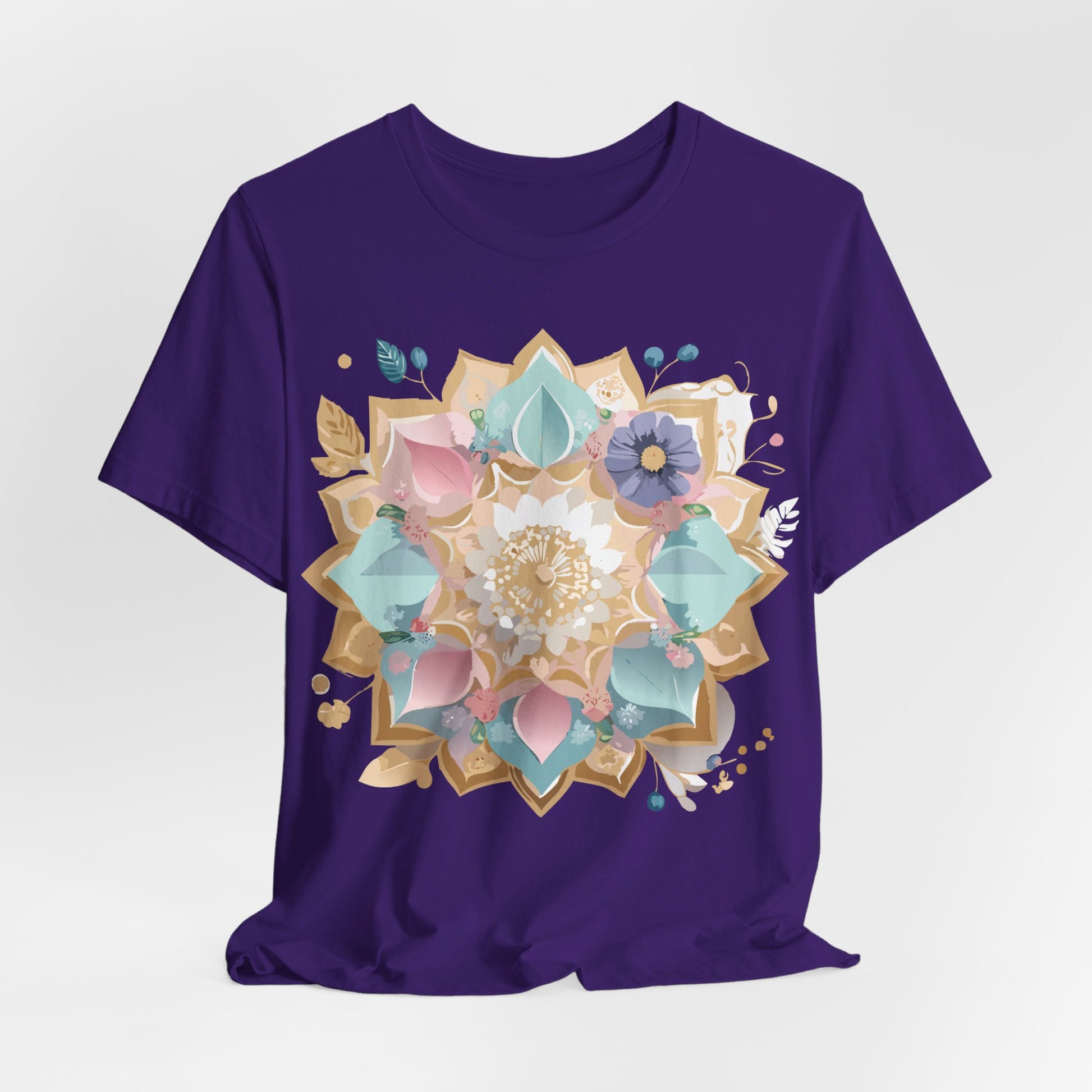 Natural Cotton Tee Shirt - Medallion Collection Printify