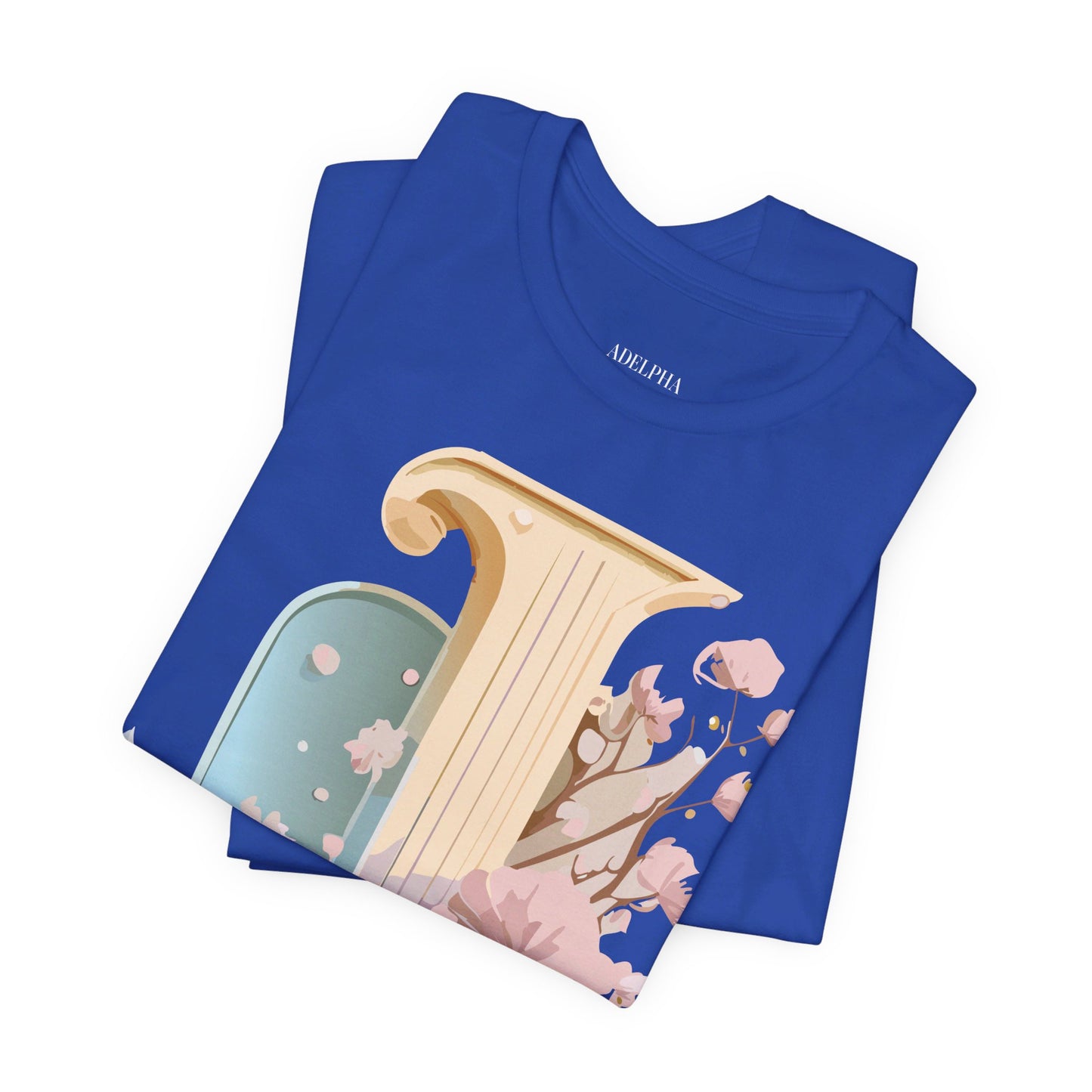 Natural Cotton Tee Shirt - Letters Collection - J Printify