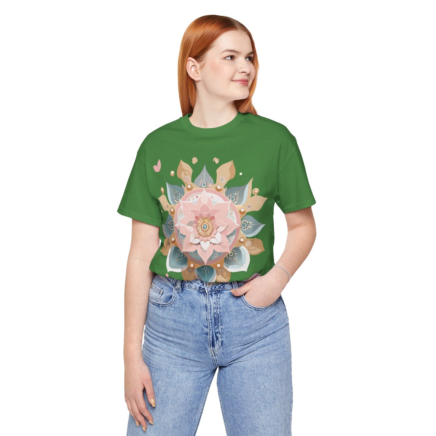 Natural Cotton Tee Shirt - Medallion Collection Printify