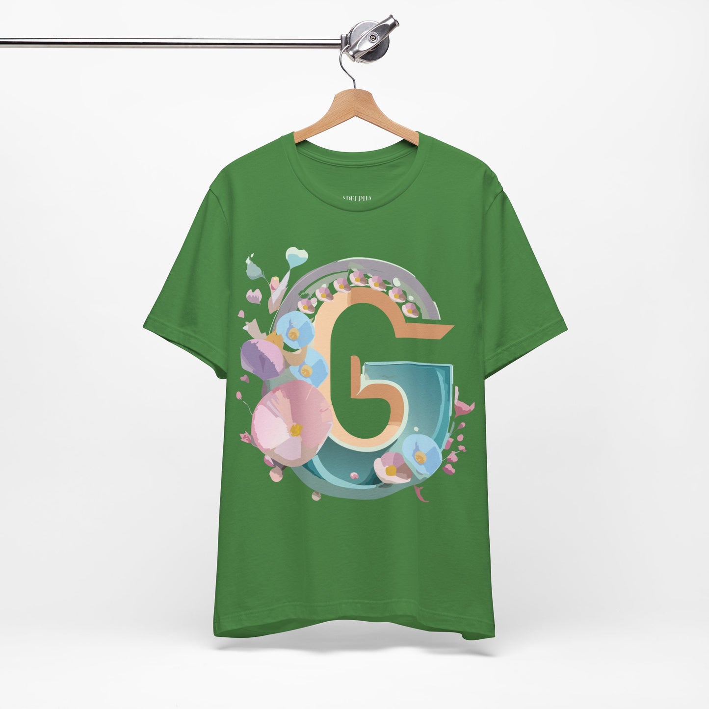 Natural Cotton Tee Shirt - Letters Collection - G Printify