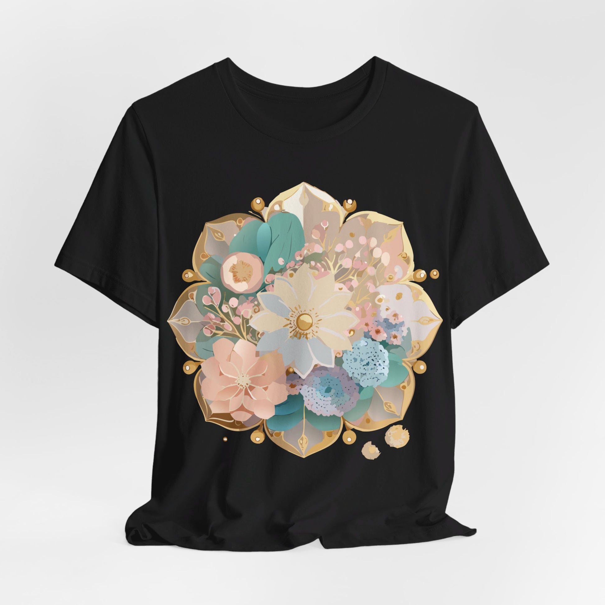Natural Cotton Tee Shirt - Medallion Collection Printify
