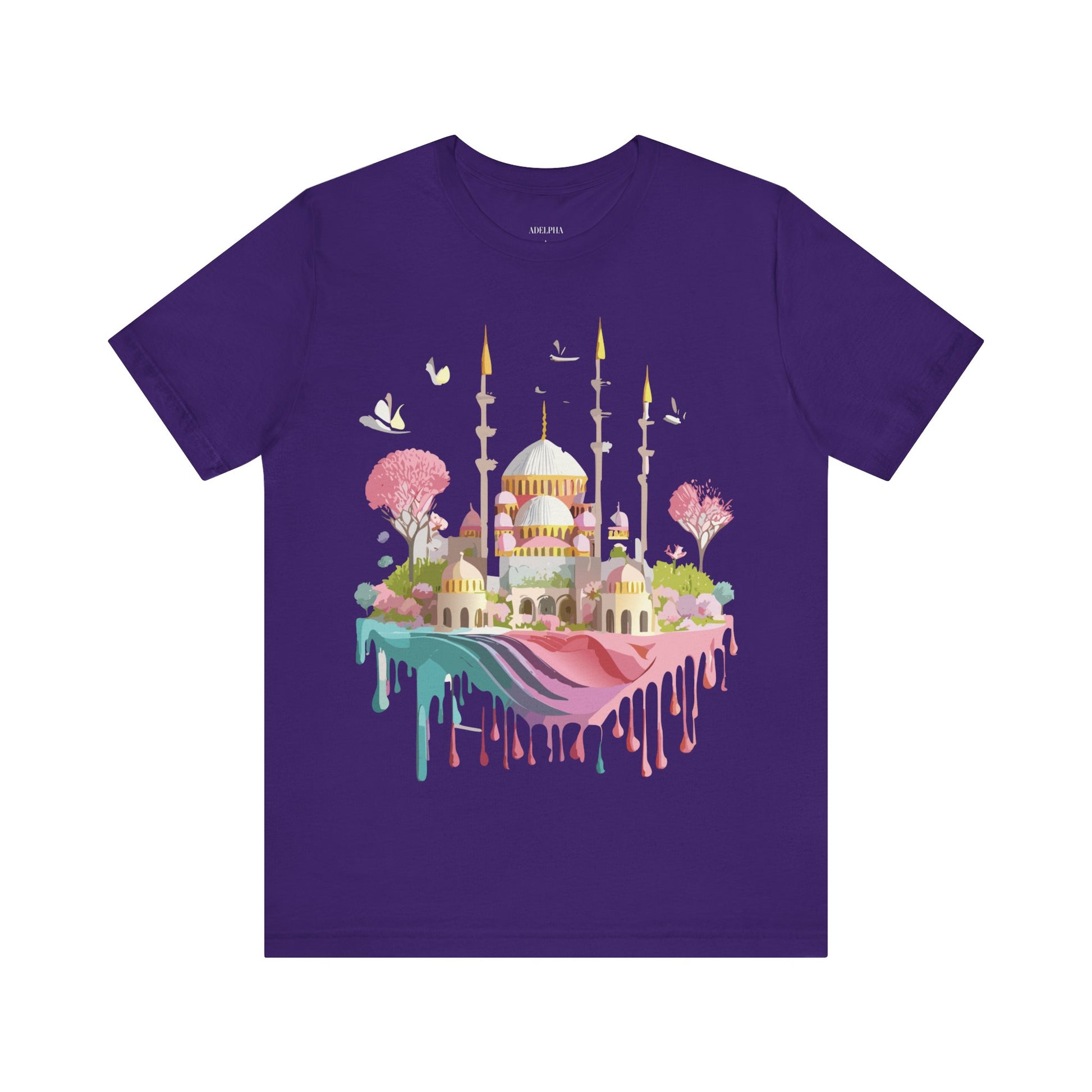 Natural Cotton Tee Shirt - Istanbul, Turkey Printify