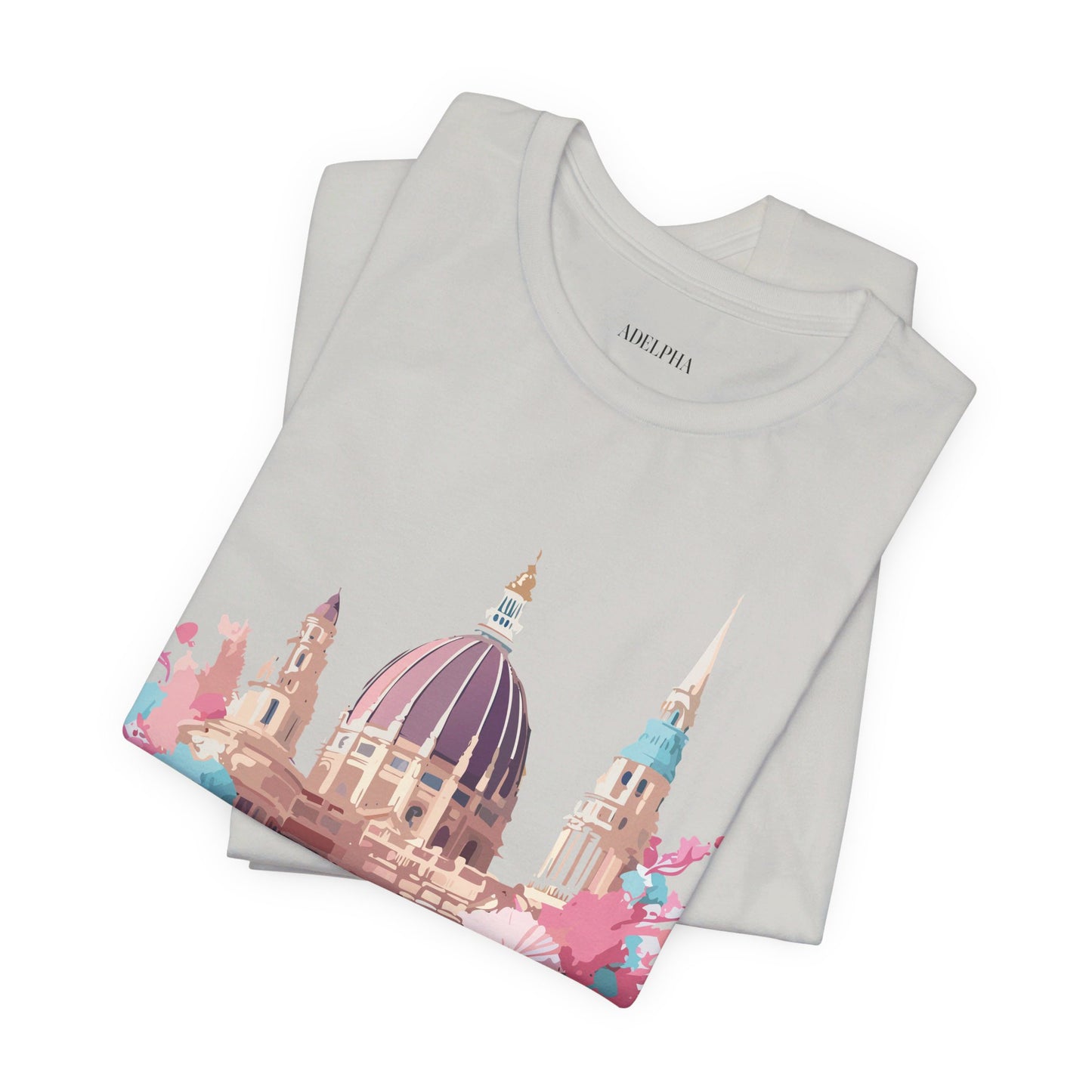 Natural Cotton Tee Shirt - Beautiful Places Collection - Vienna Printify