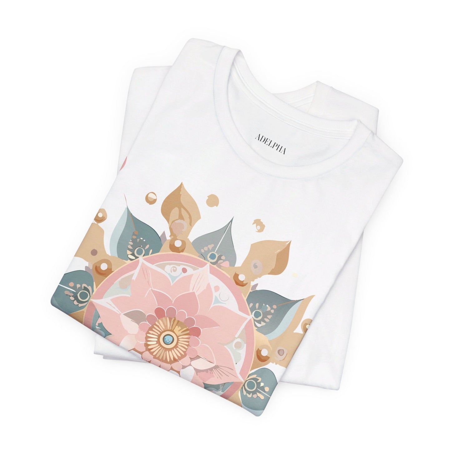 Natural Cotton Tee Shirt - Medallion Collection Printify