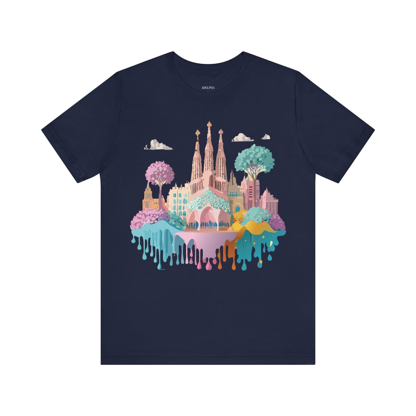 Tourist Shirt, Shirt with Barcelona - ADELPHA