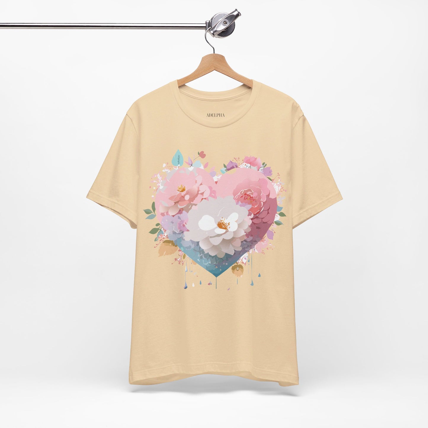 Natural Cotton Tee Shirt - Love story Collection Printify
