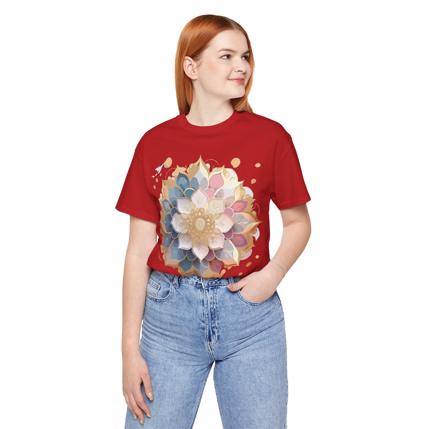 Natural Cotton Tee Shirt - Medallion Collection Printify