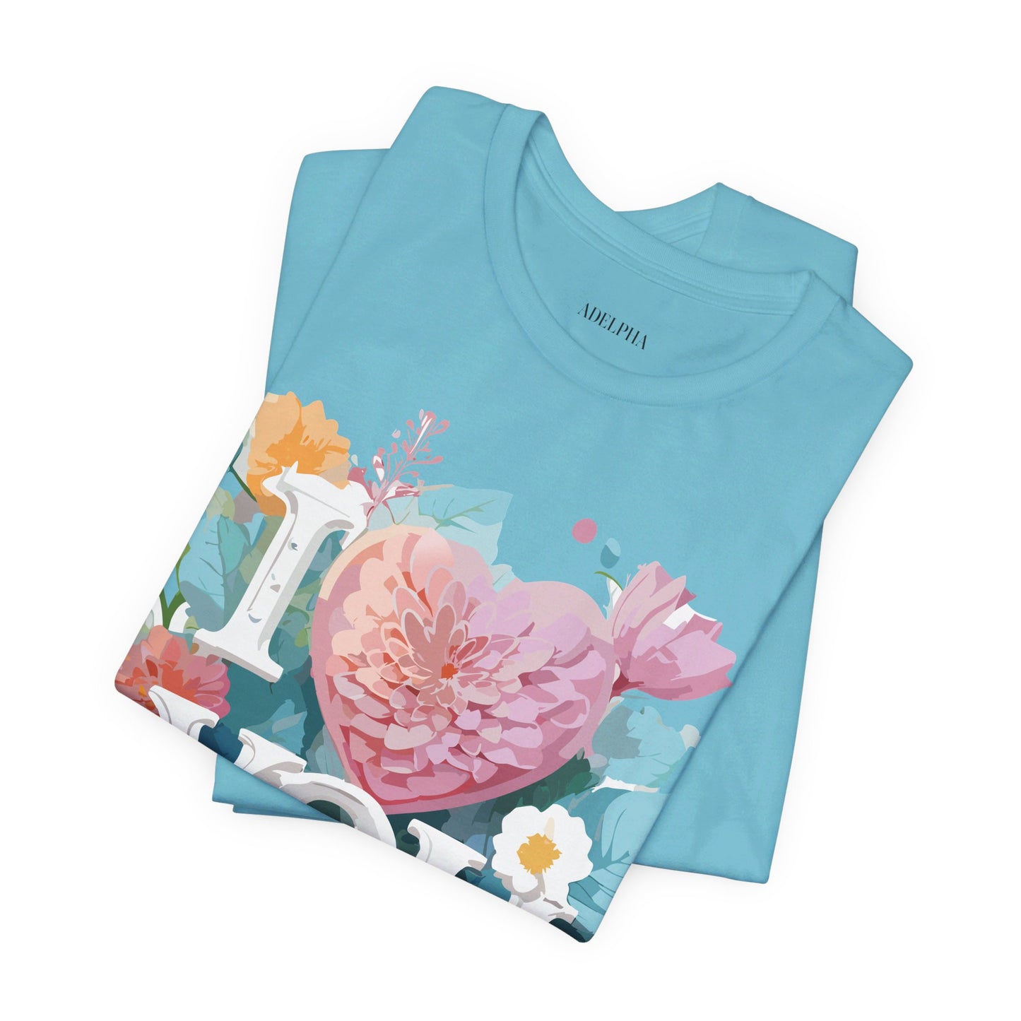 Natural Cotton Tee Shirt - Love story Collection Printify