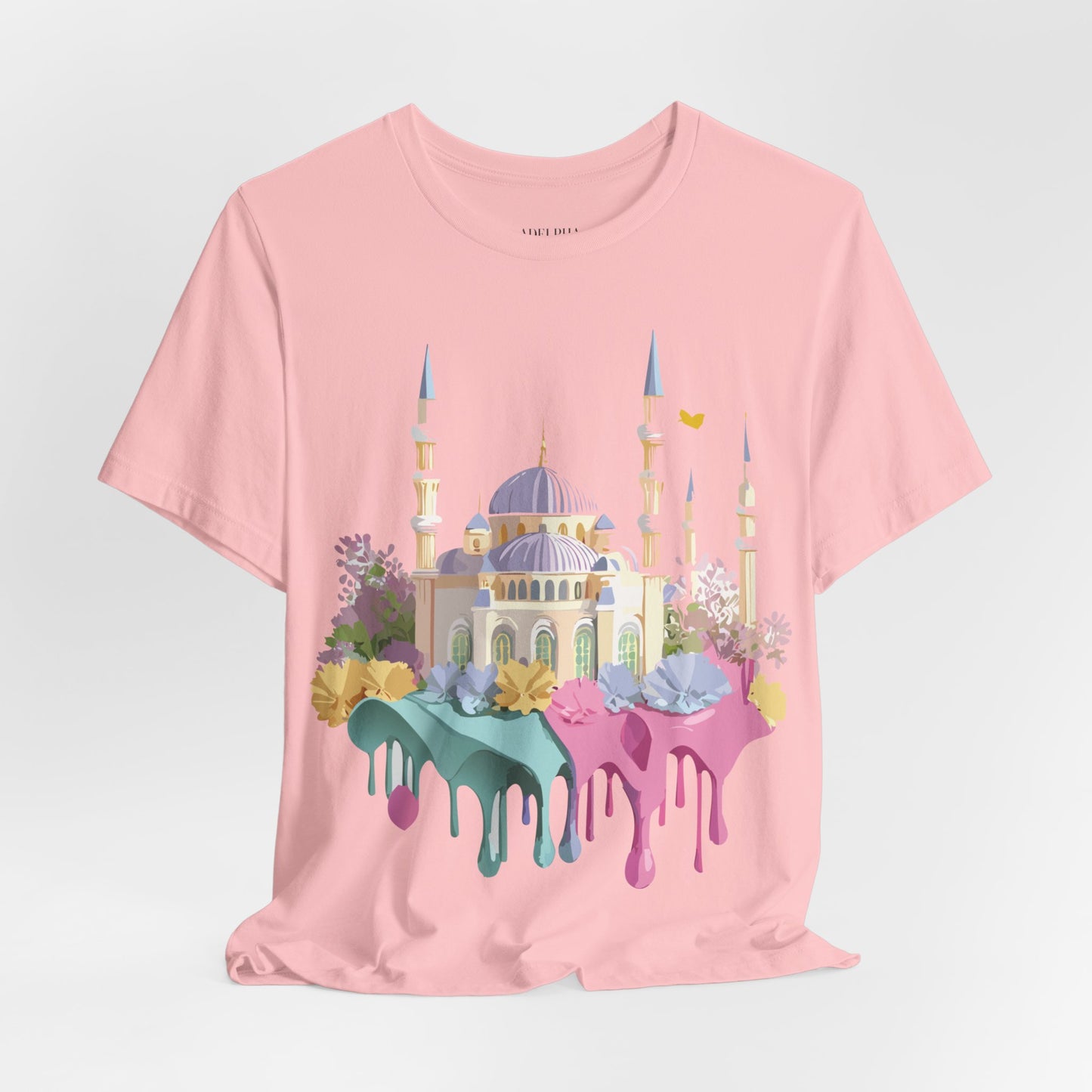 Natural Cotton Tee Shirt - Istanbul, Turkey Printify