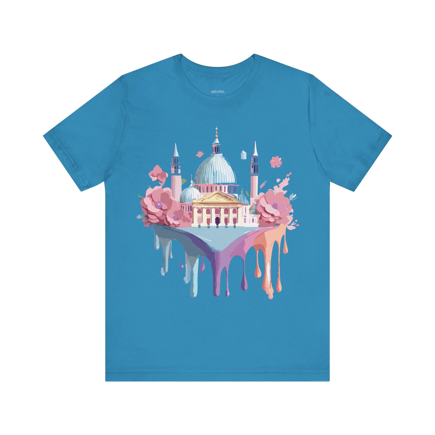 Natural Cotton Tee Shirt - Beautiful Places Collection - Venice Printify