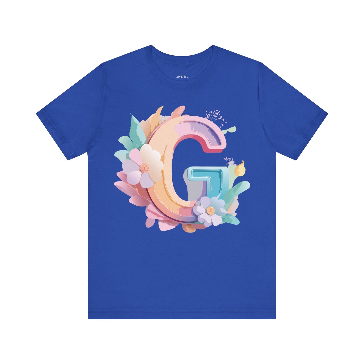 Natural Cotton Tee Shirt - Letters Collection - G Printify