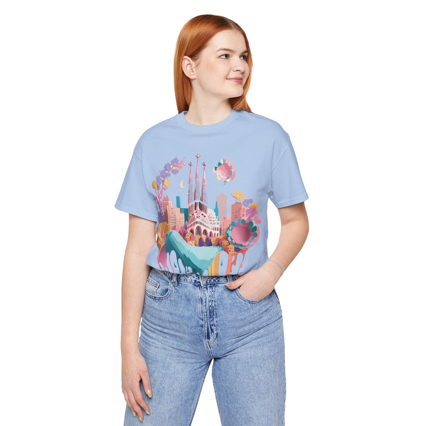 Tourist Shirt, Shirt with Barcelona - ADELPHA