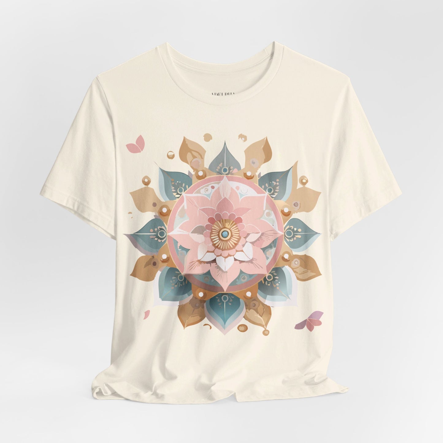 Natural Cotton Tee Shirt - Medallion Collection Printify