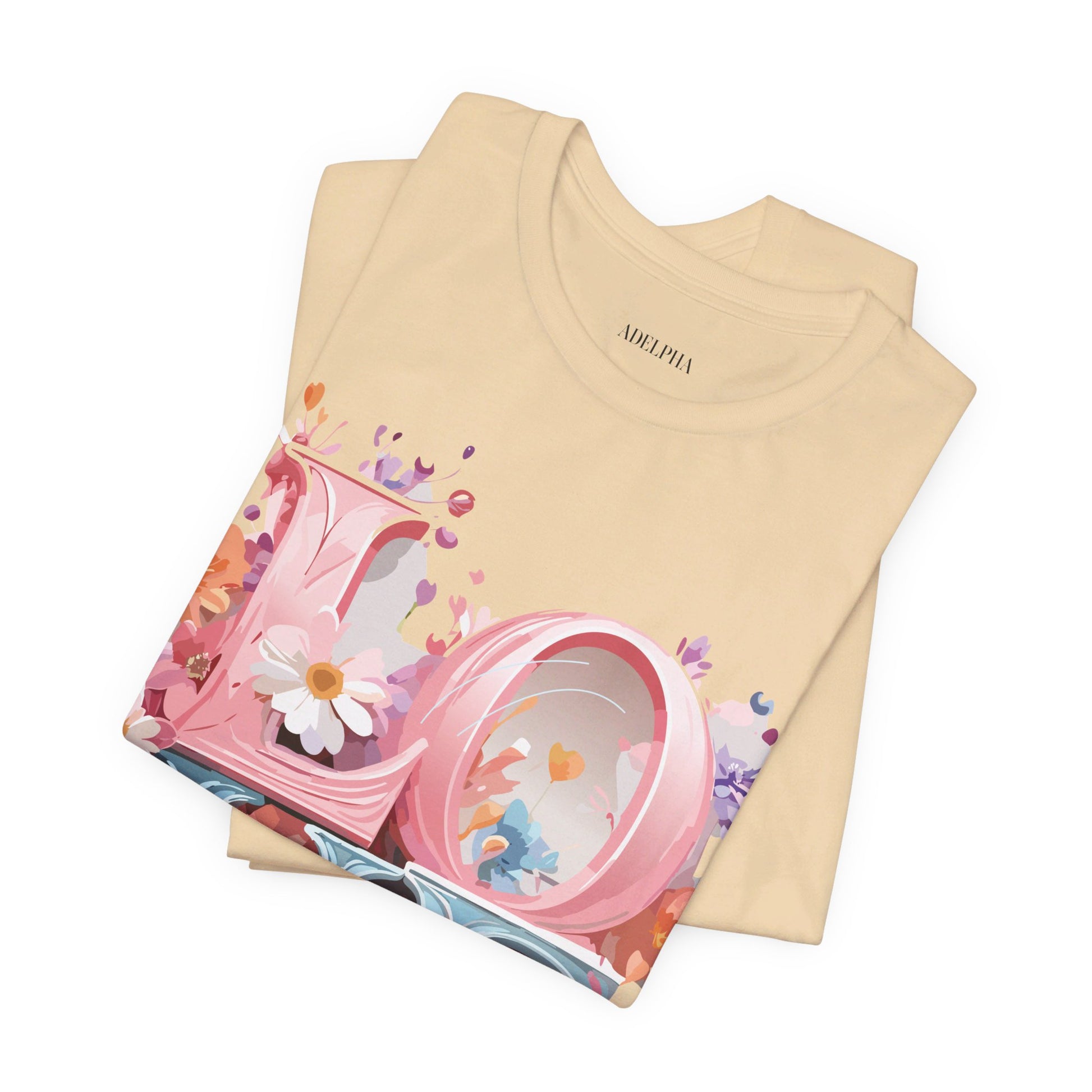 Natural Cotton Tee Shirt - Love story Collection Printify