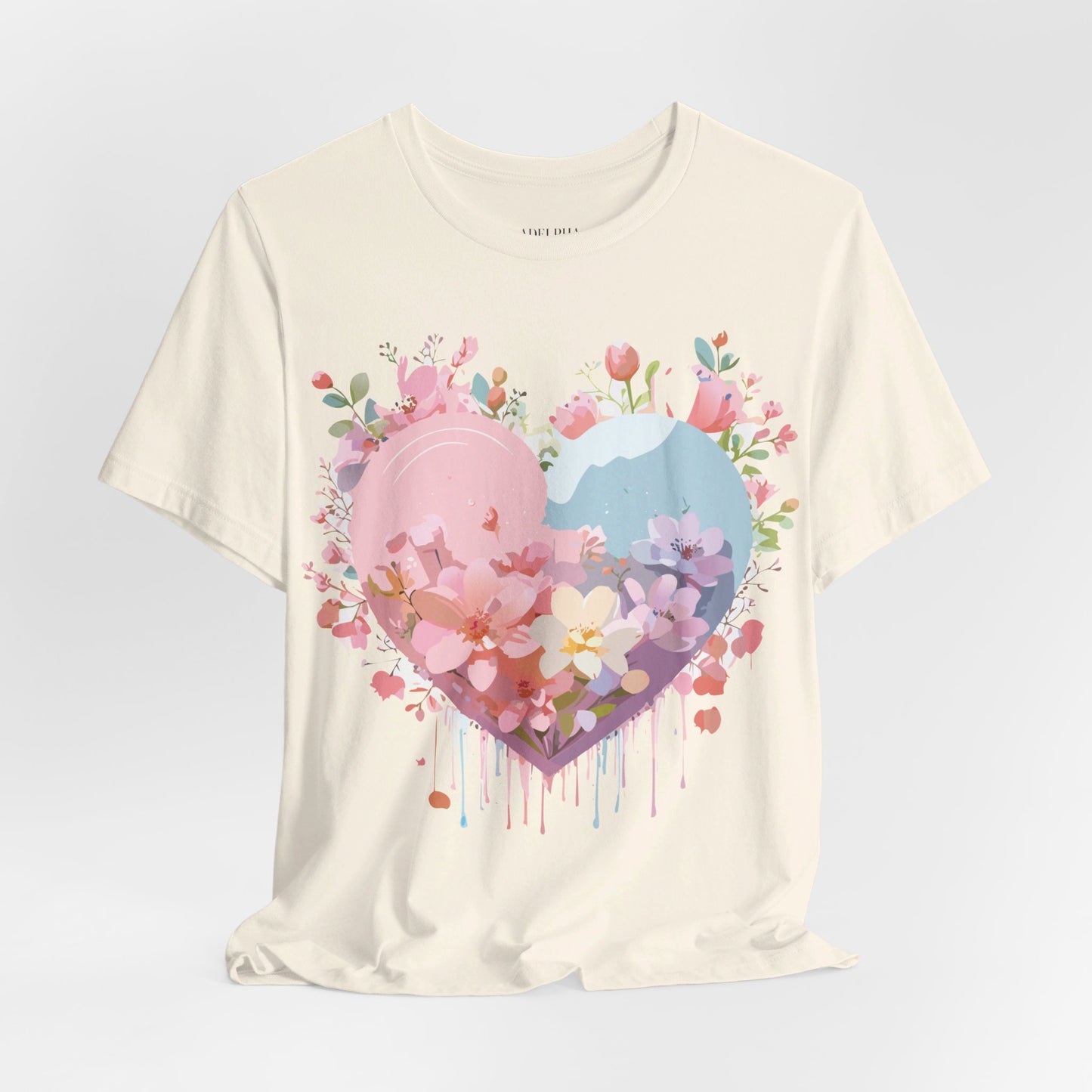 Natural Cotton Tee Shirt - Love story Collection Printify