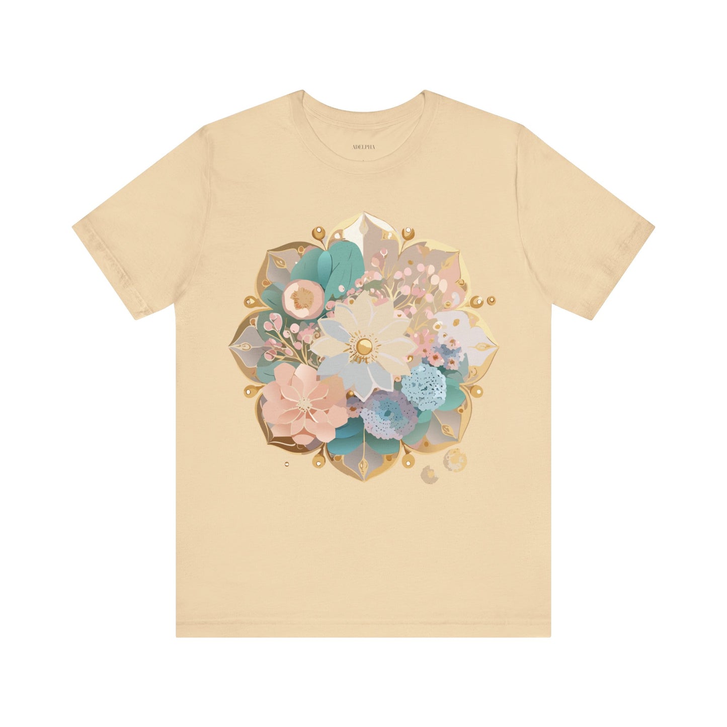 Natural Cotton Tee Shirt - Medallion Collection Printify