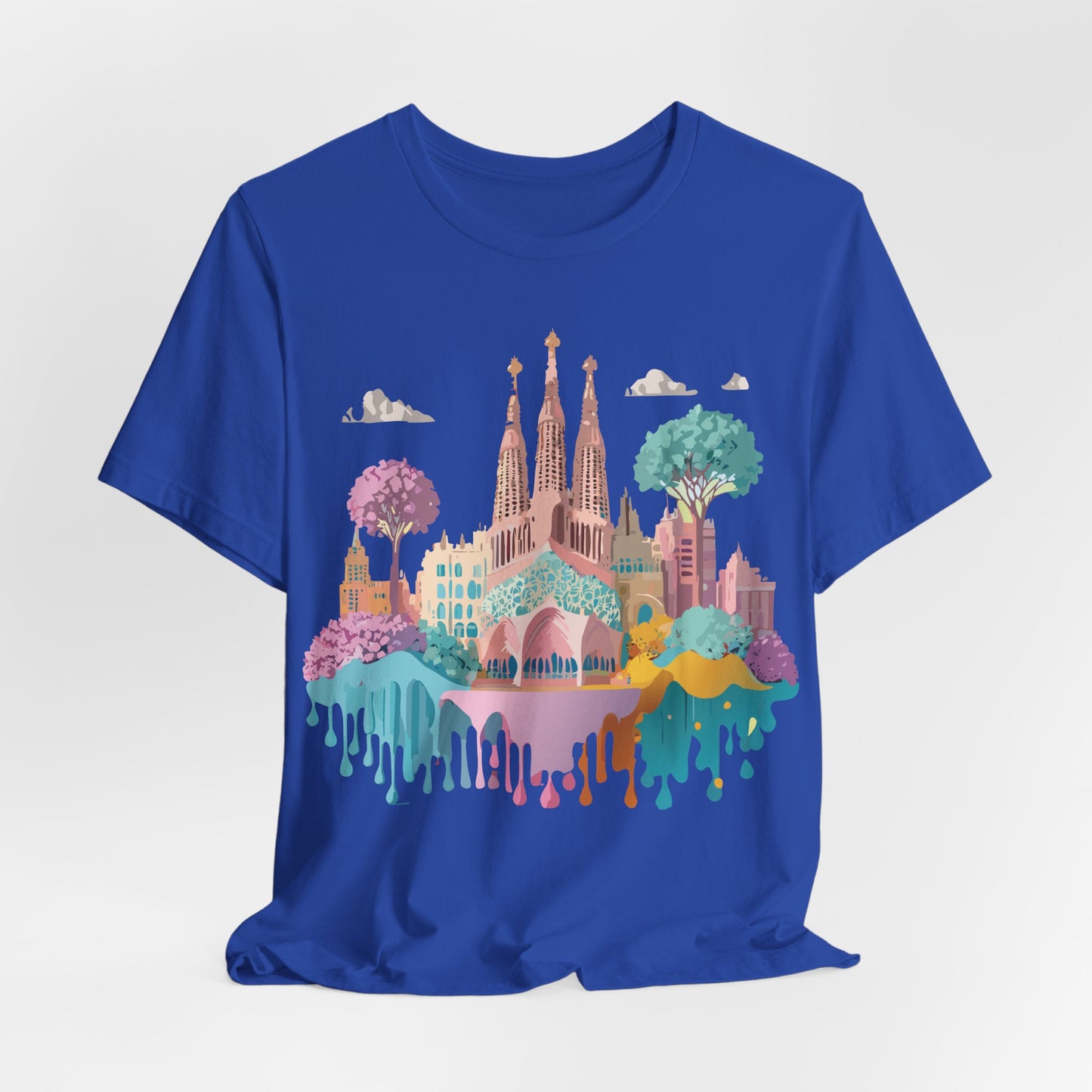 Tourist Shirt, Shirt with Barcelona - ADELPHA