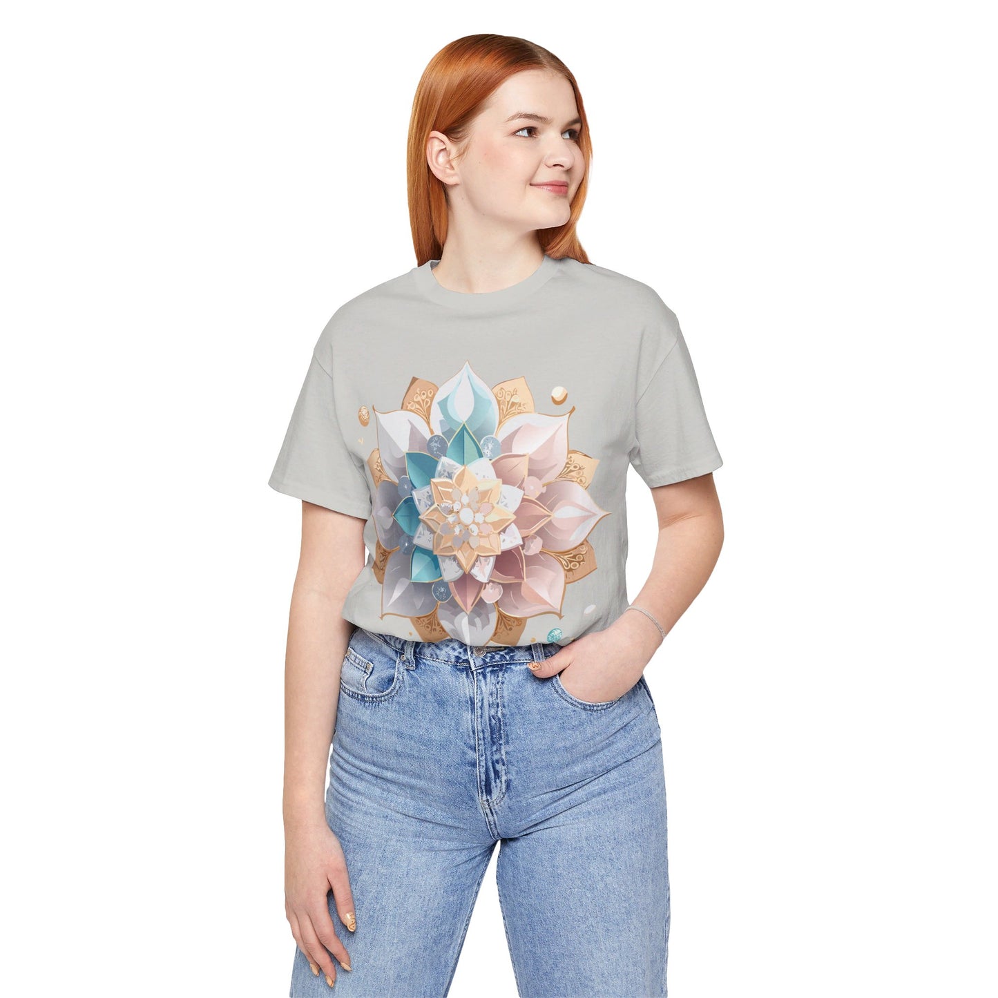 Natural Cotton Tee Shirt - Medallion Collection Printify