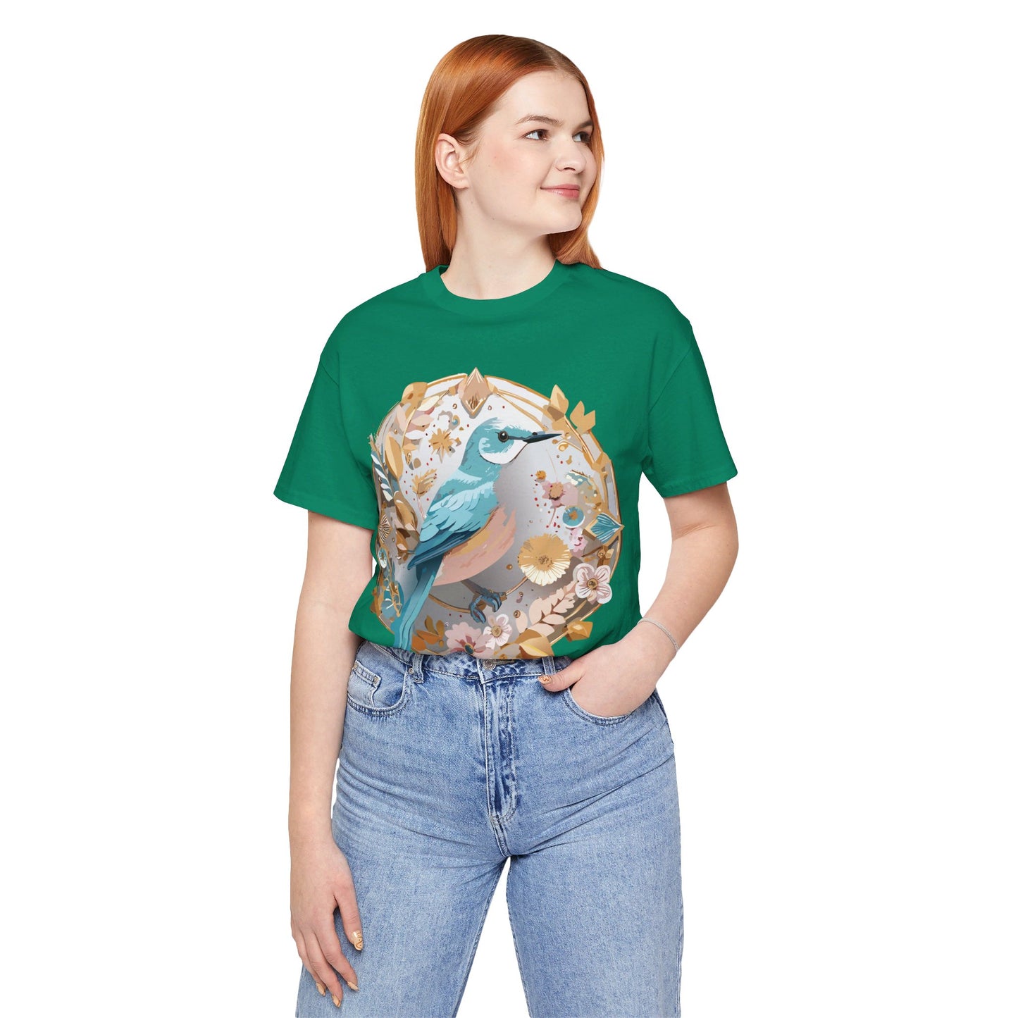 Natural Cotton Tee Shirt - Medallion Collection Printify