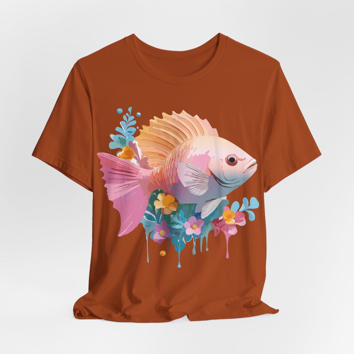 Shirt with Animals | Fish Printify
