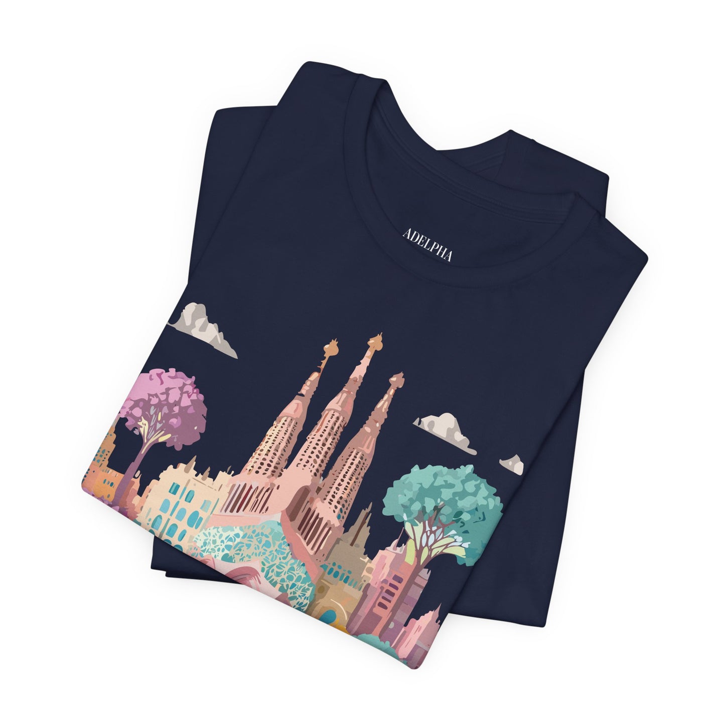 Tourist Shirt, Shirt with Barcelona - ADELPHA