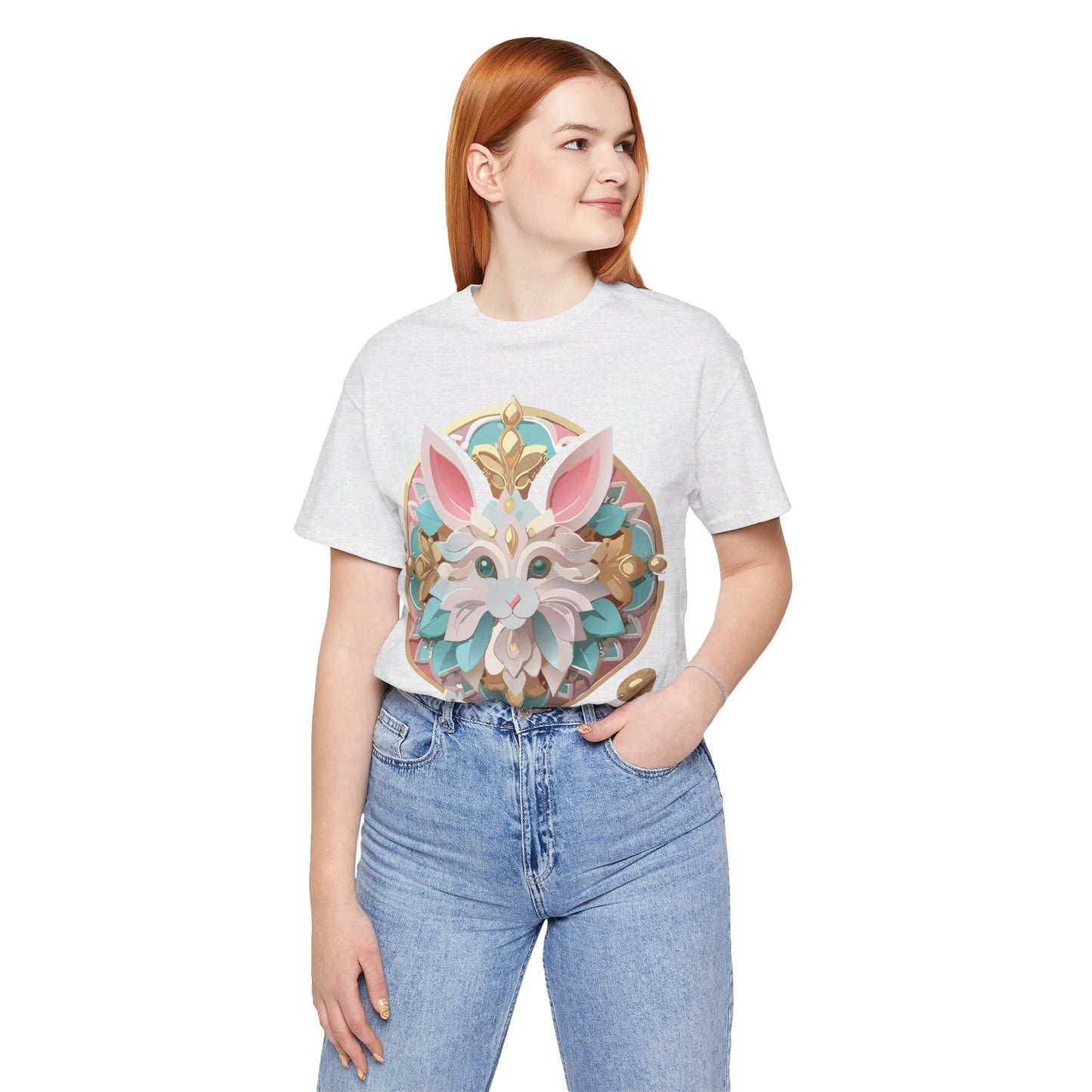 Natural Cotton Tee Shirt - Medallion Collection Printify
