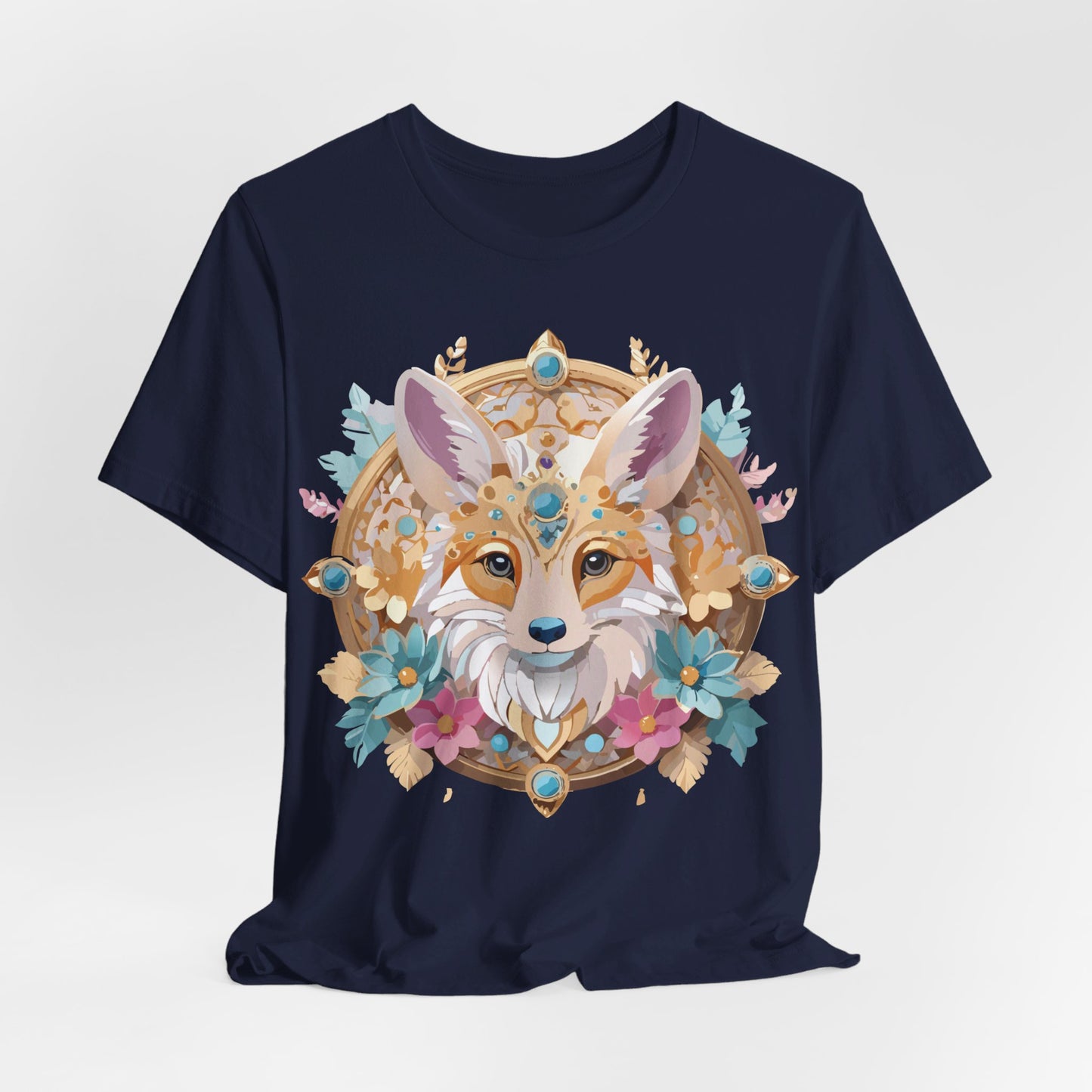 Natural Cotton Tee Shirt - Medallion Collection Printify
