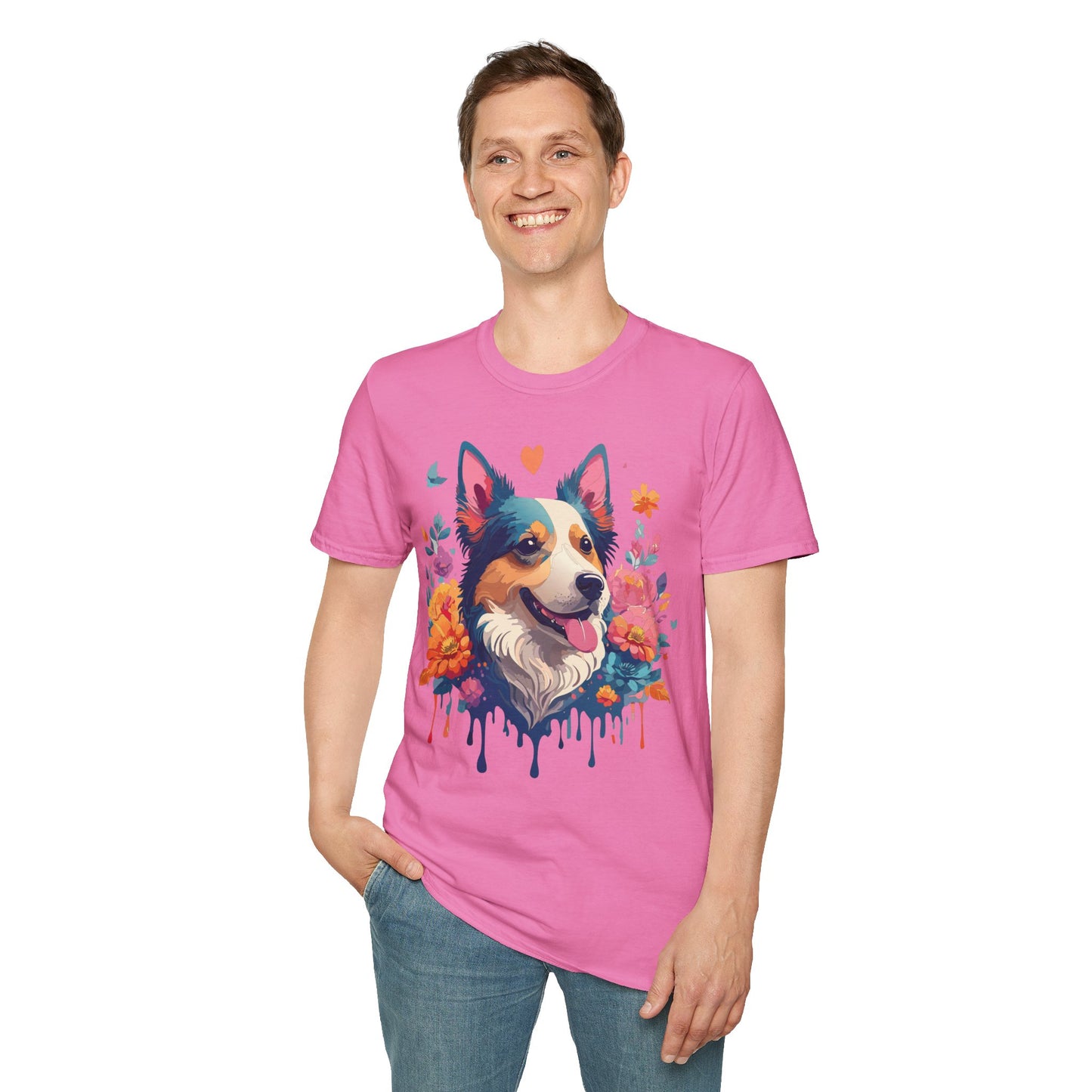 Dog Shirt, Shirt with Dog, Animal Tee, Shirt with Animals
