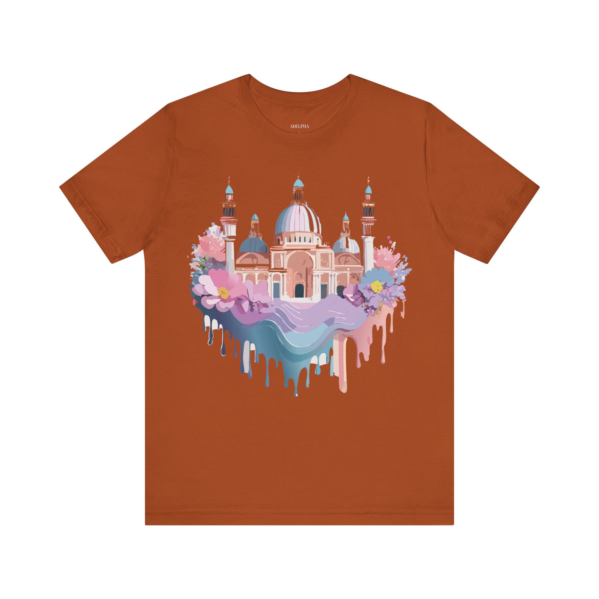Natural Cotton Tee Shirt - Beautiful Places Collection - Venice Printify