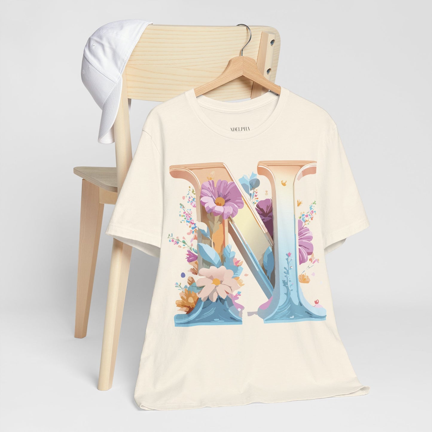Letter Shirt, Letter N Shirt - ADELPHA