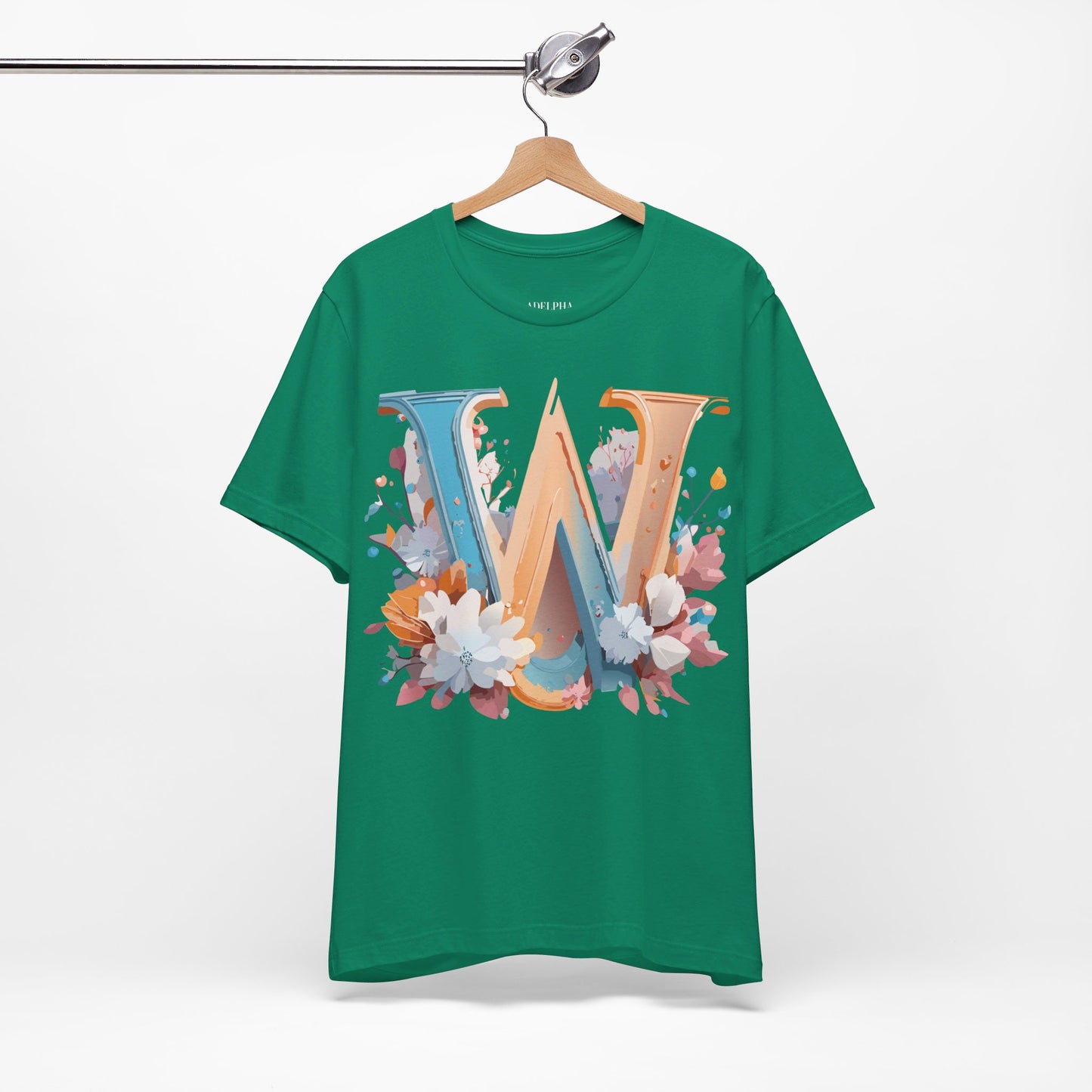 Natural Cotton Tee Shirt - Letters Collection - W Printify