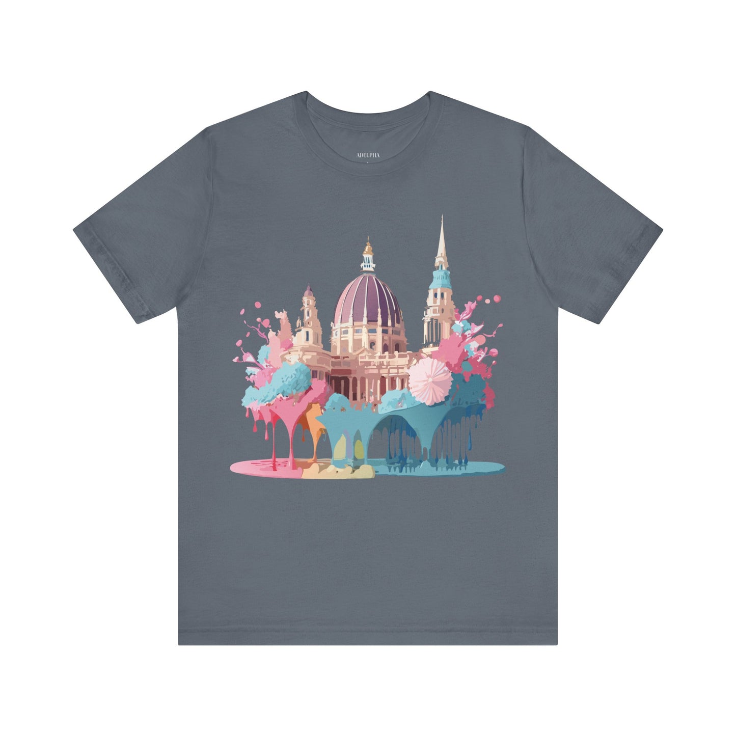 Natural Cotton Tee Shirt - Beautiful Places Collection - Vienna Printify