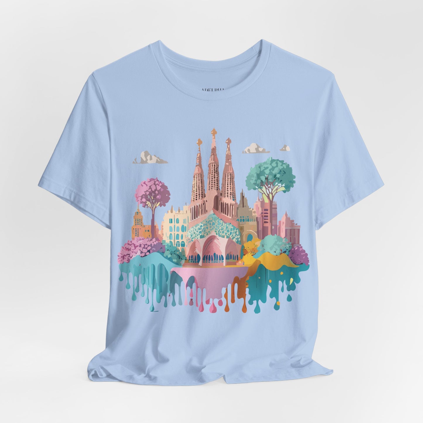 Tourist Shirt, Shirt with Barcelona - ADELPHA