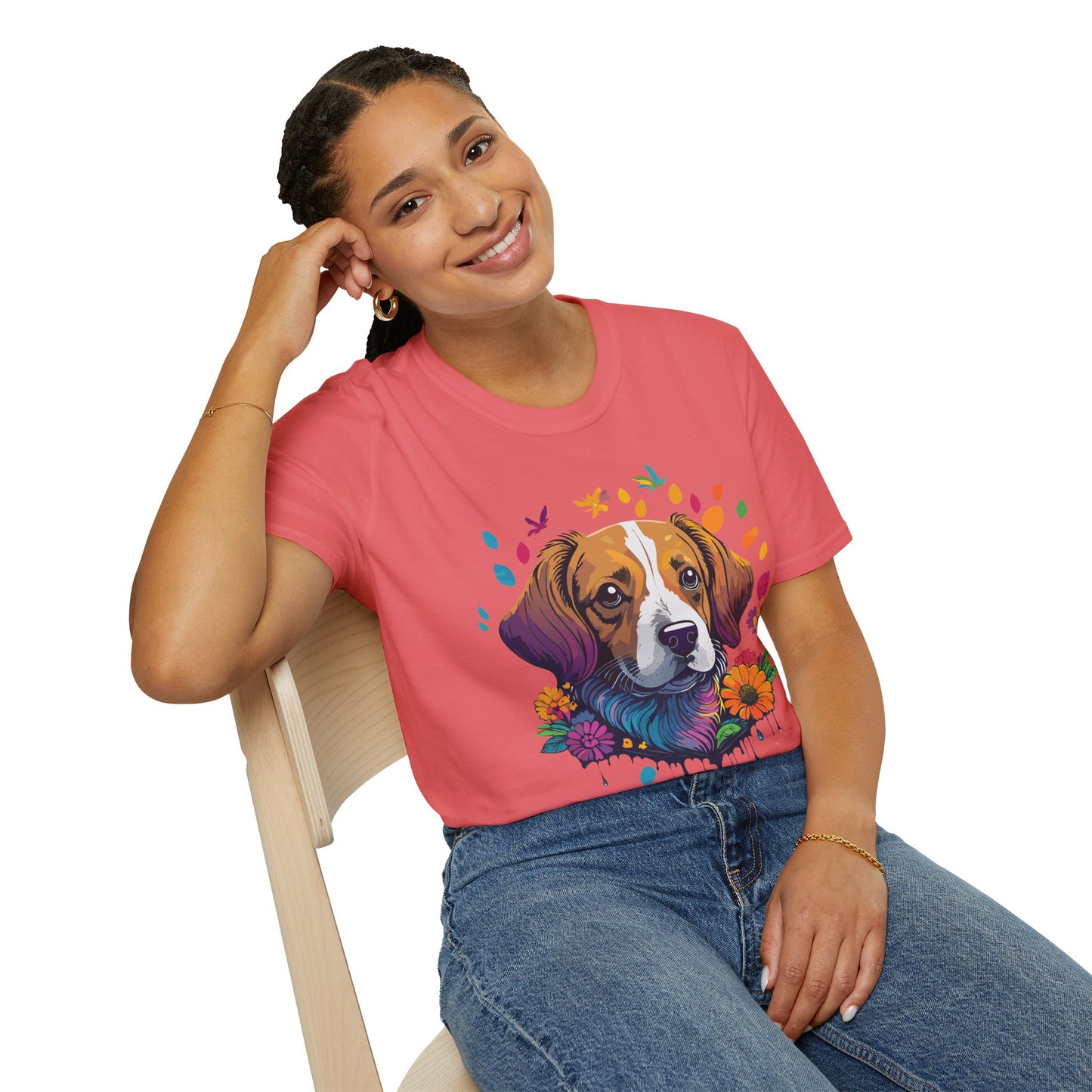 Dog Shirt, Shirt with Dog, Animal Tee, Shirt with Animals