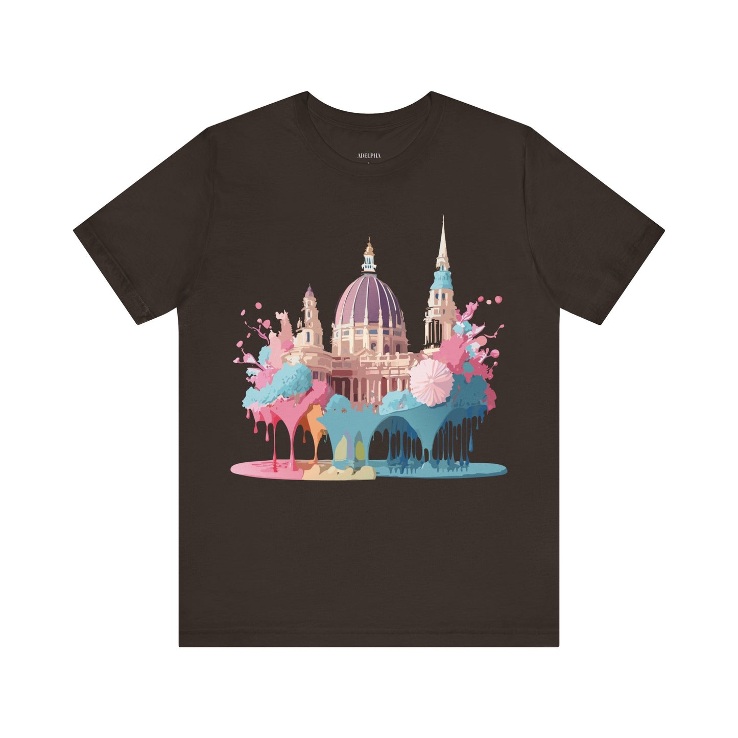 Natural Cotton Tee Shirt - Beautiful Places Collection - Vienna Printify