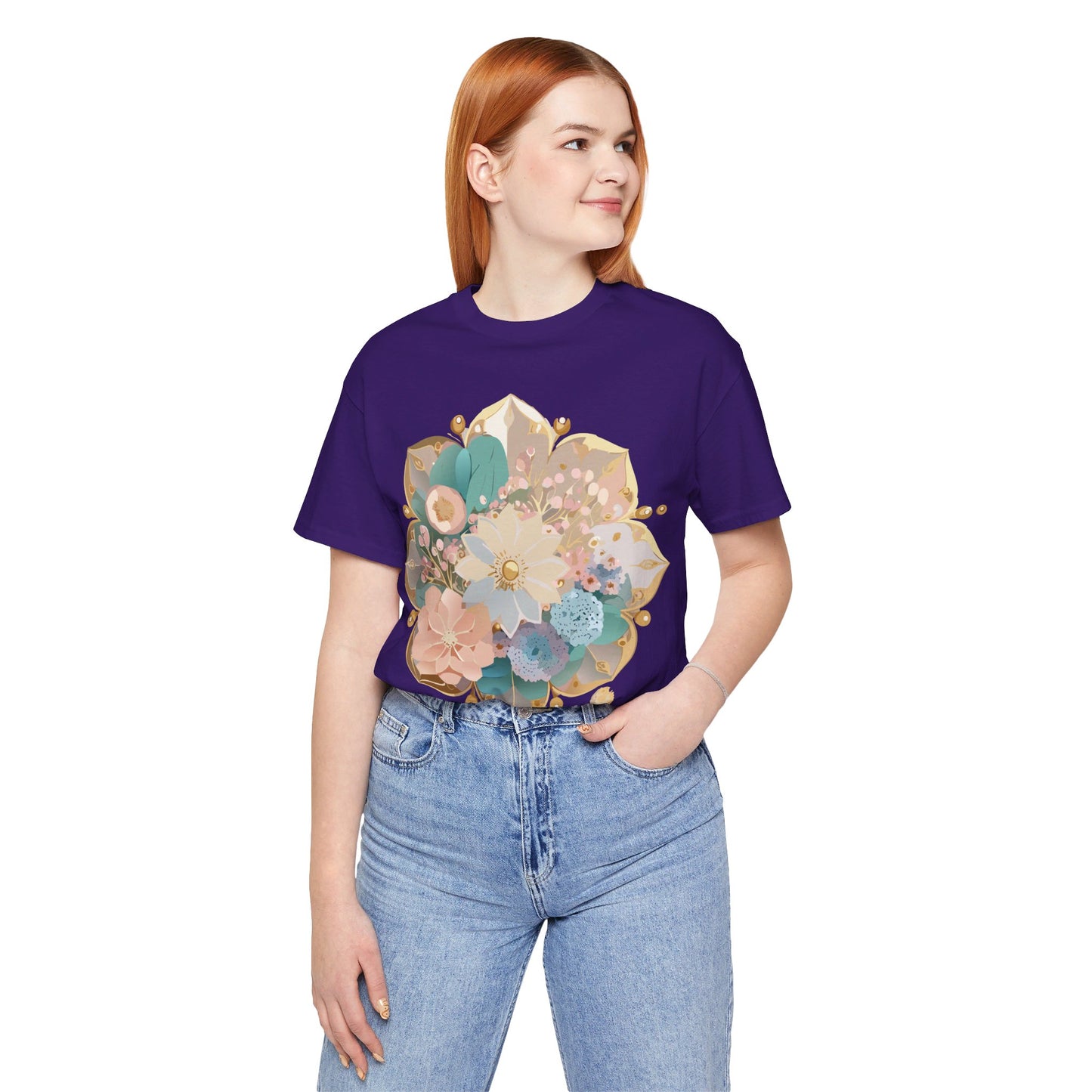 Natural Cotton Tee Shirt - Medallion Collection Printify
