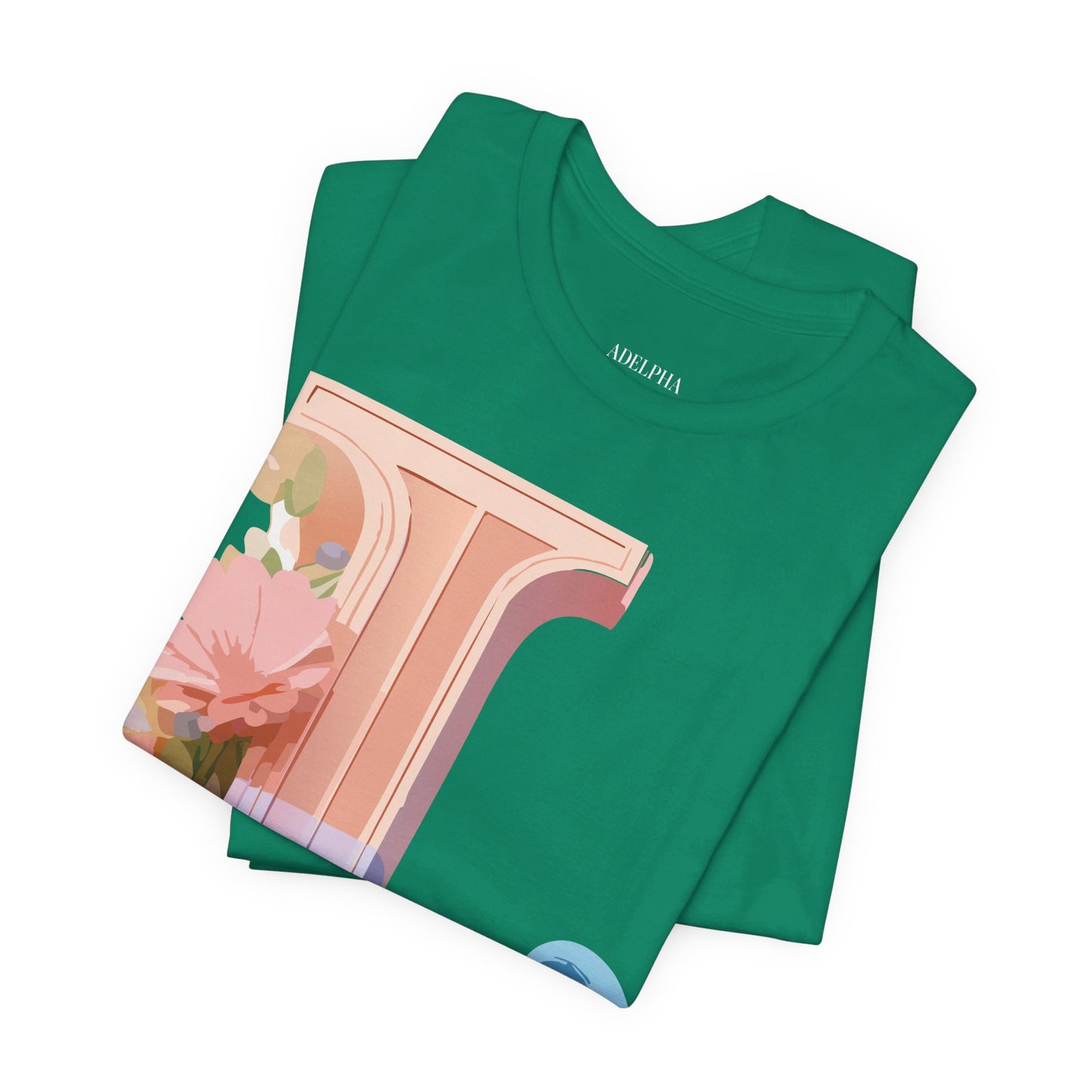 Natural Cotton Tee Shirt - Letters Collection - L Printify