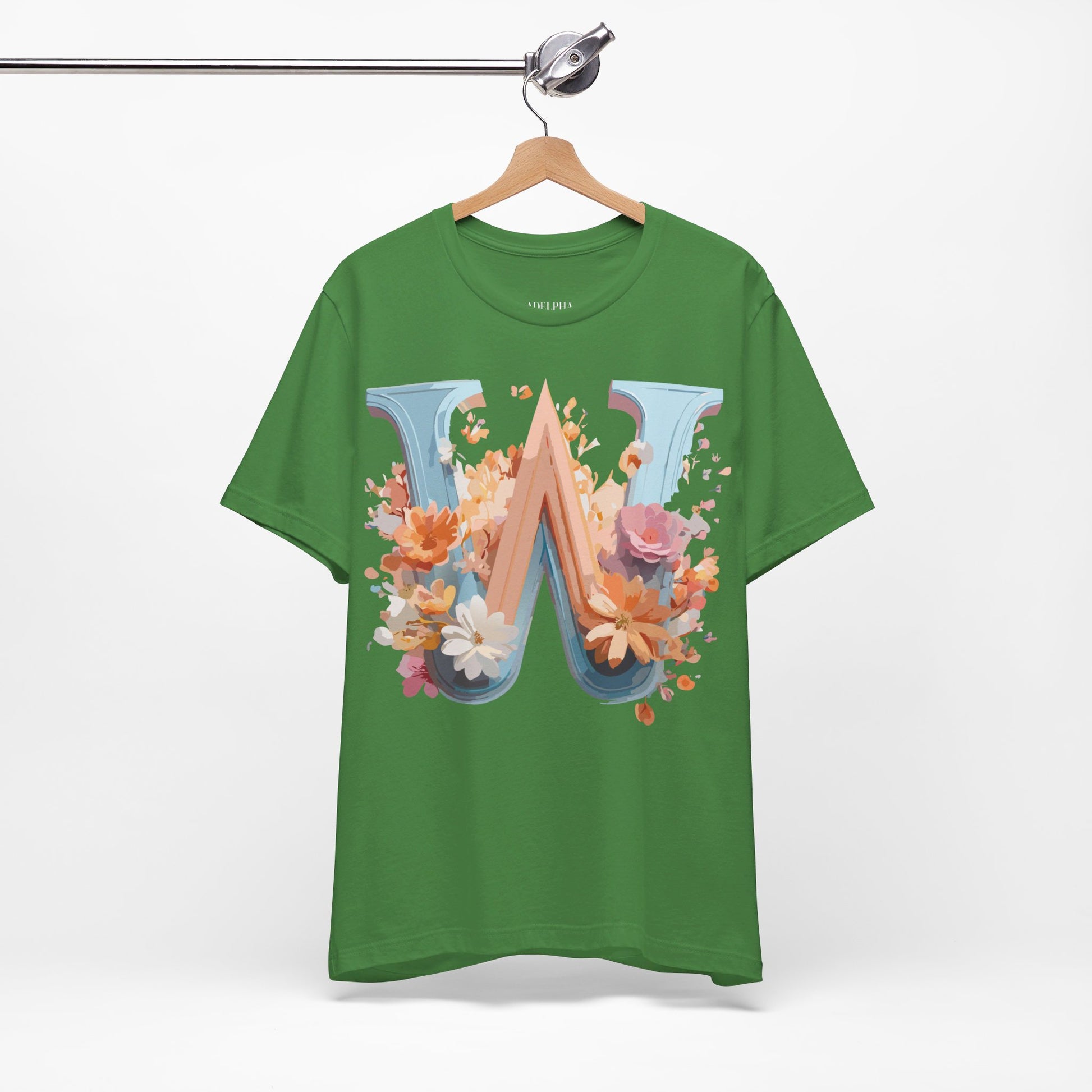 Natural Cotton Tee Shirt - Letters Collection - W Printify