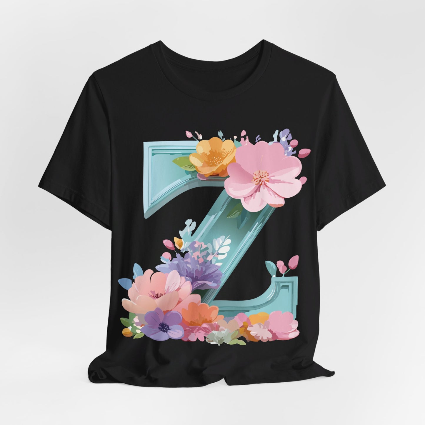 Natural Cotton Tee Shirt - Letters Collection - Z Printify