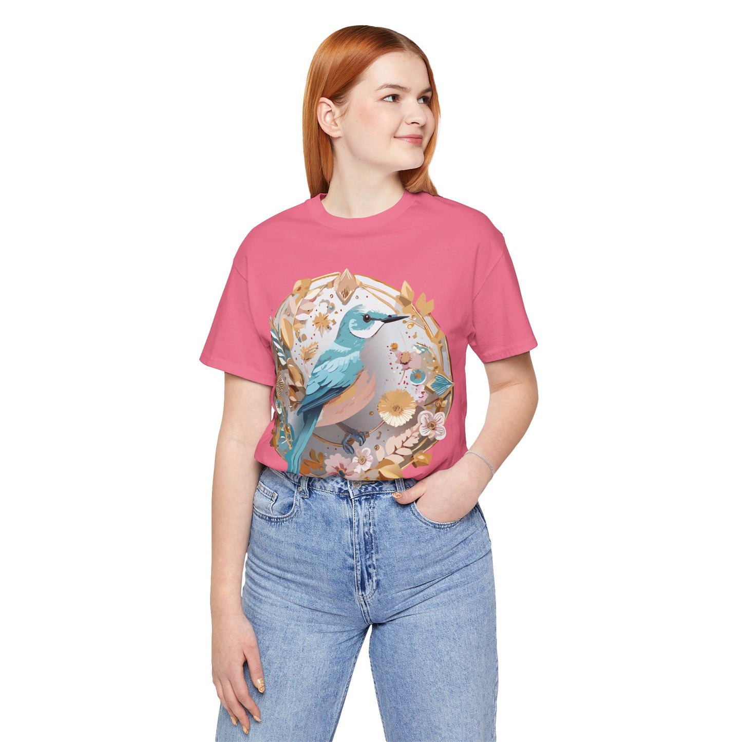 Natural Cotton Tee Shirt - Medallion Collection Printify