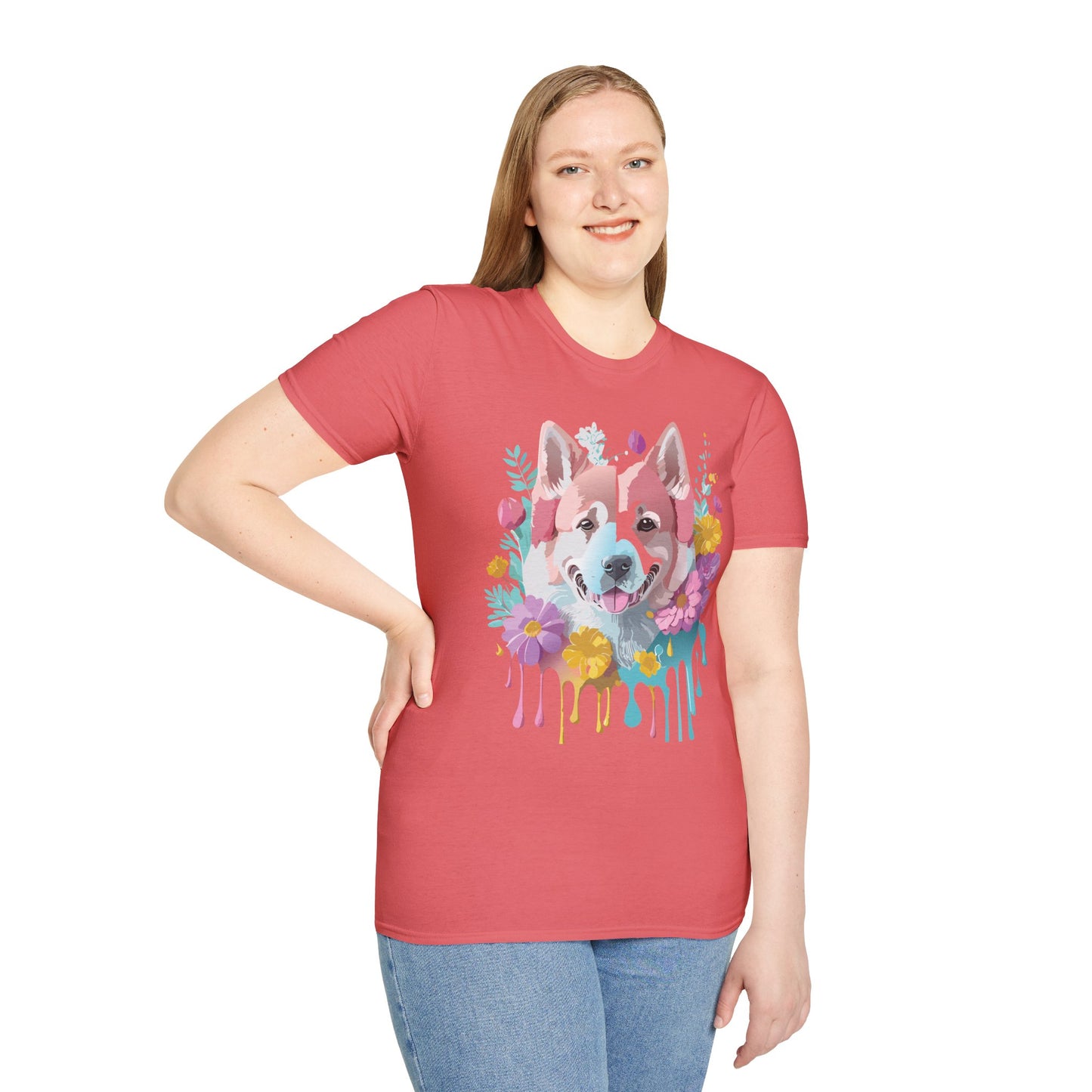Dog Shirt, Shirt with Dog, Animal Tee, Shirt with Animals