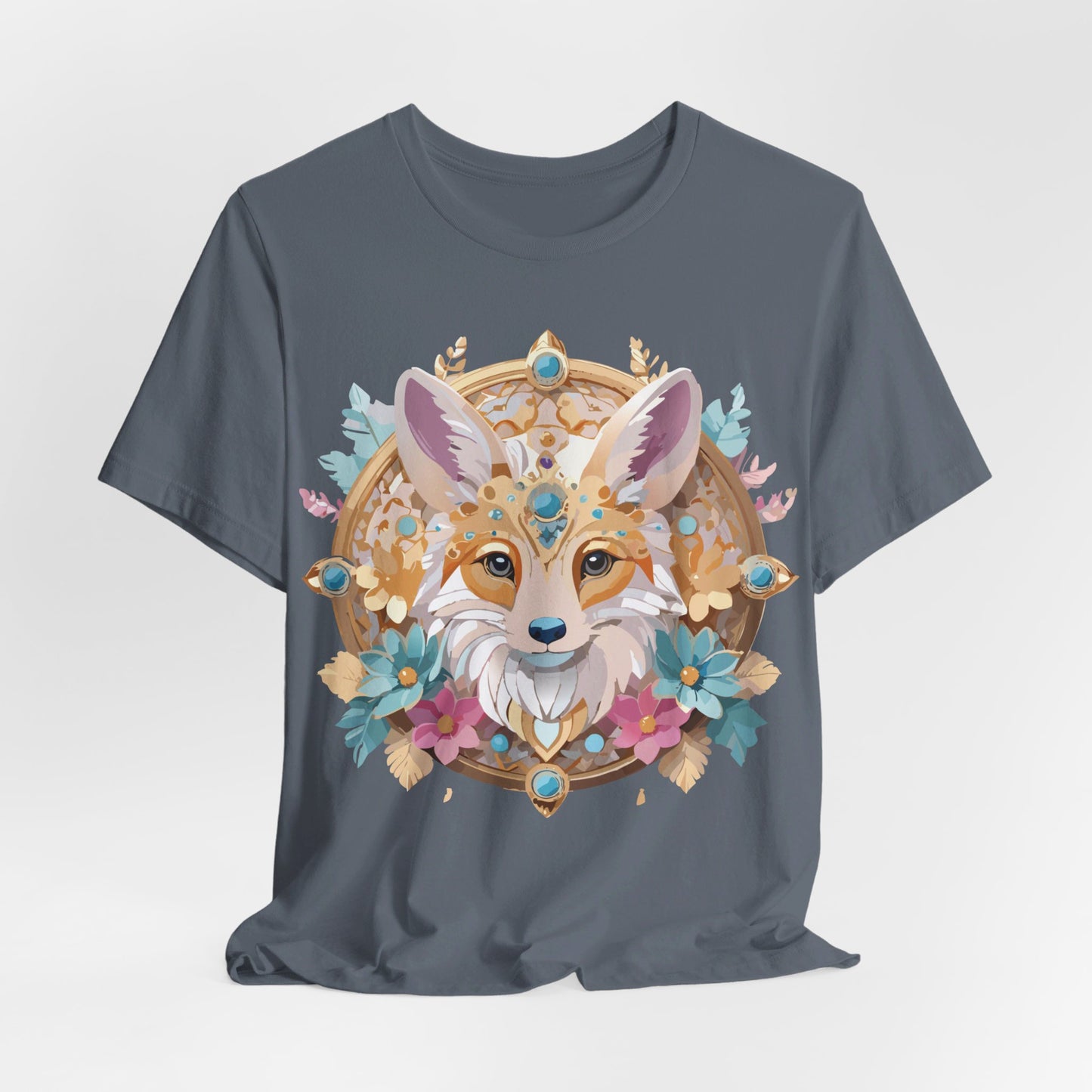 Natural Cotton Tee Shirt - Medallion Collection Printify