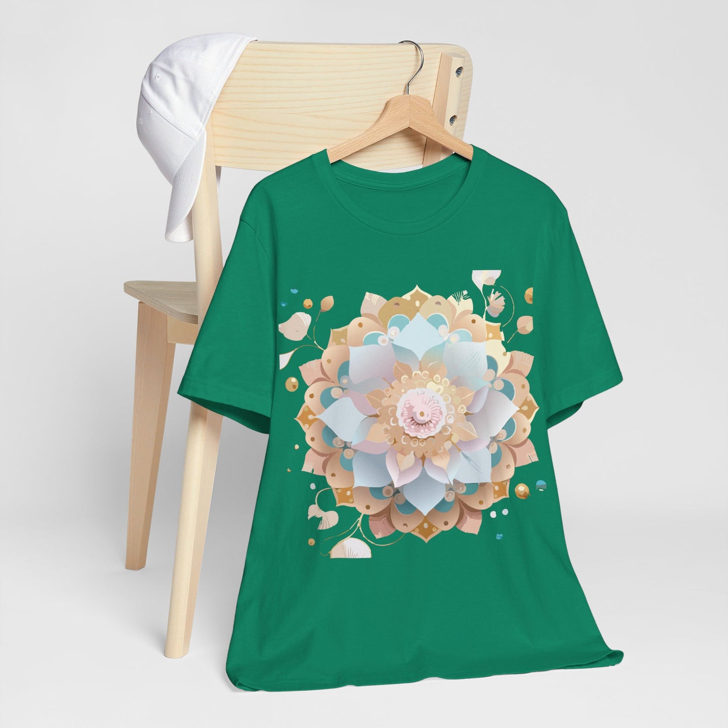 Natural Cotton Tee Shirt - Medallion Collection Printify