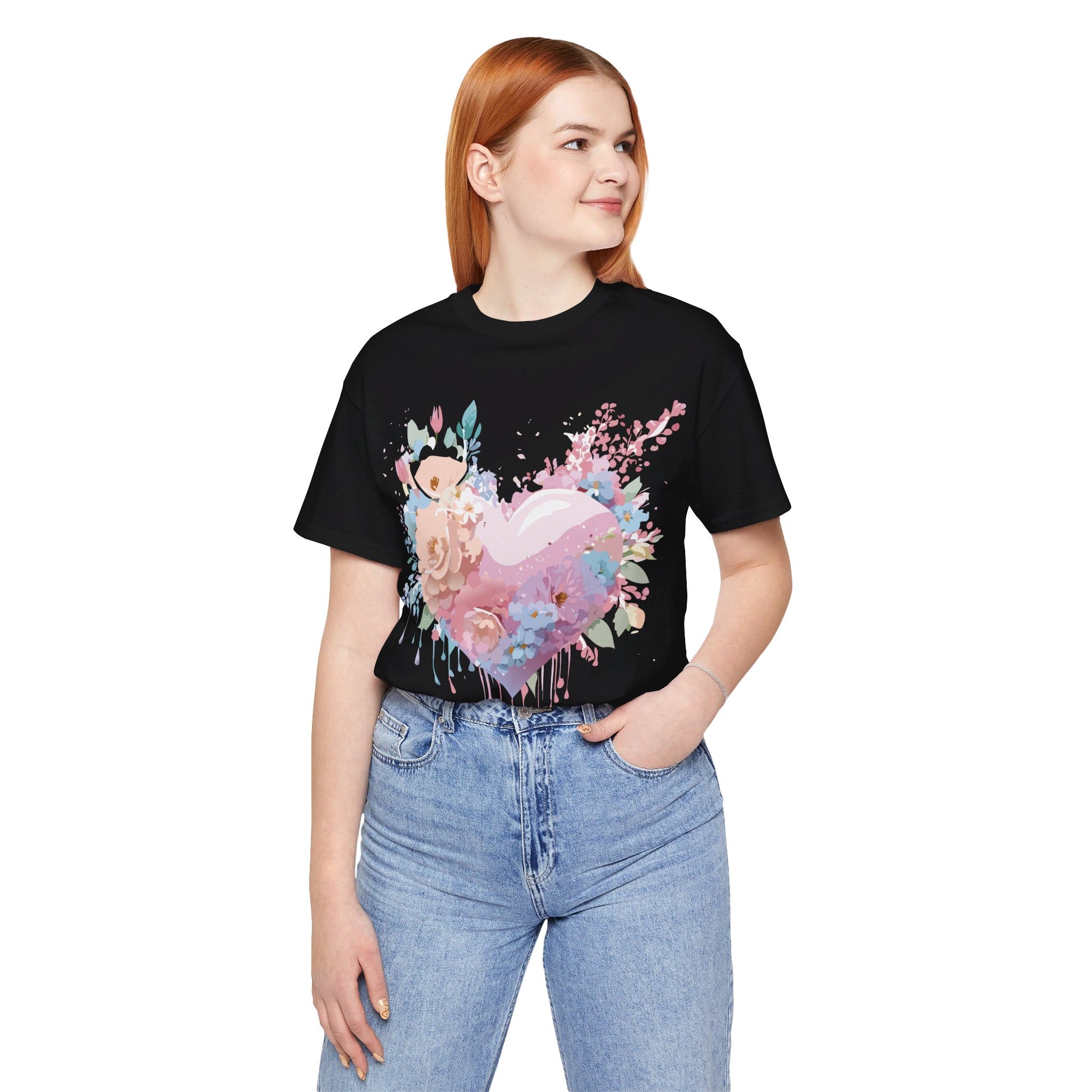 Natural Cotton Tee Shirt - Love Story Collection Printify