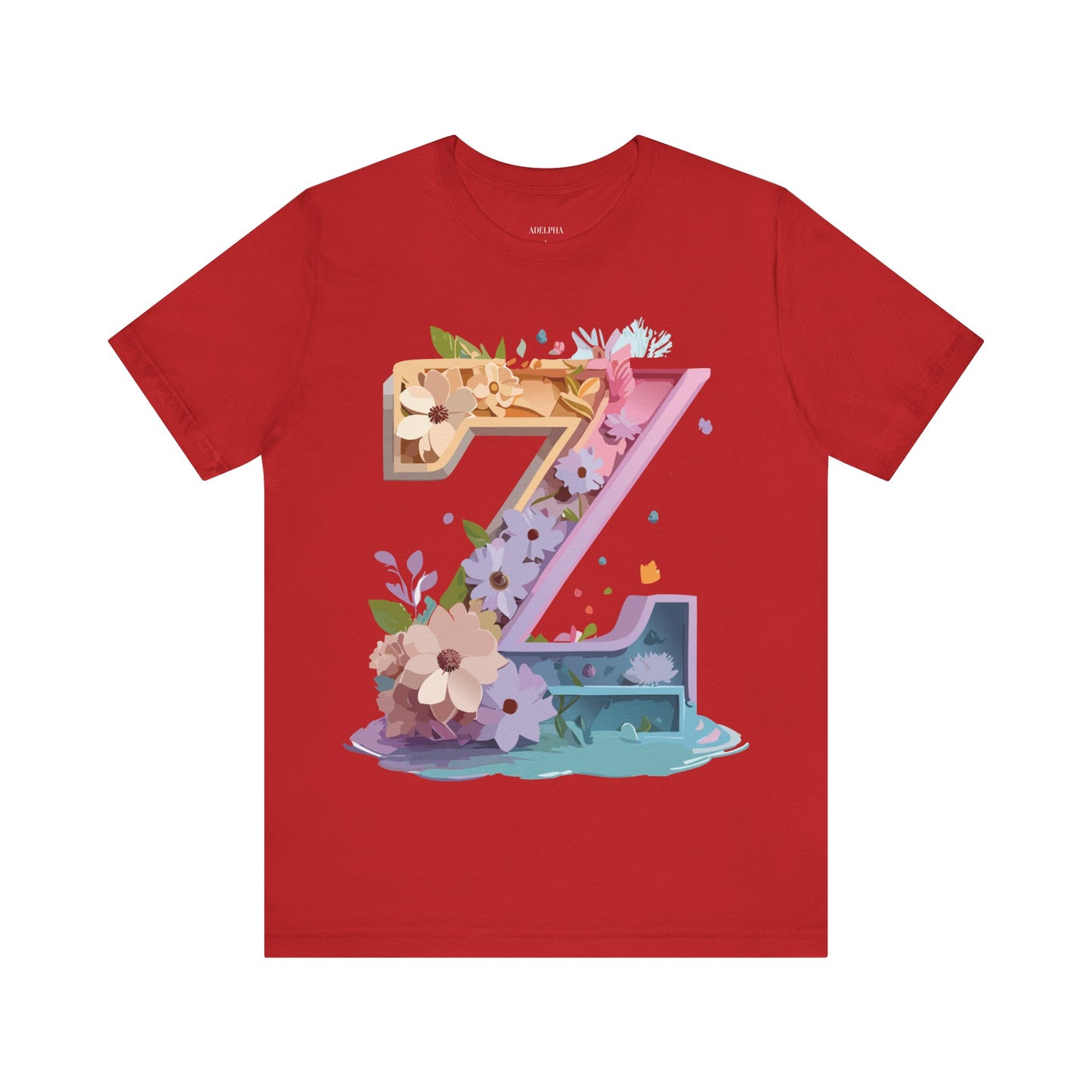 Natural Cotton Tee Shirt - Letters Collection - Z Printify