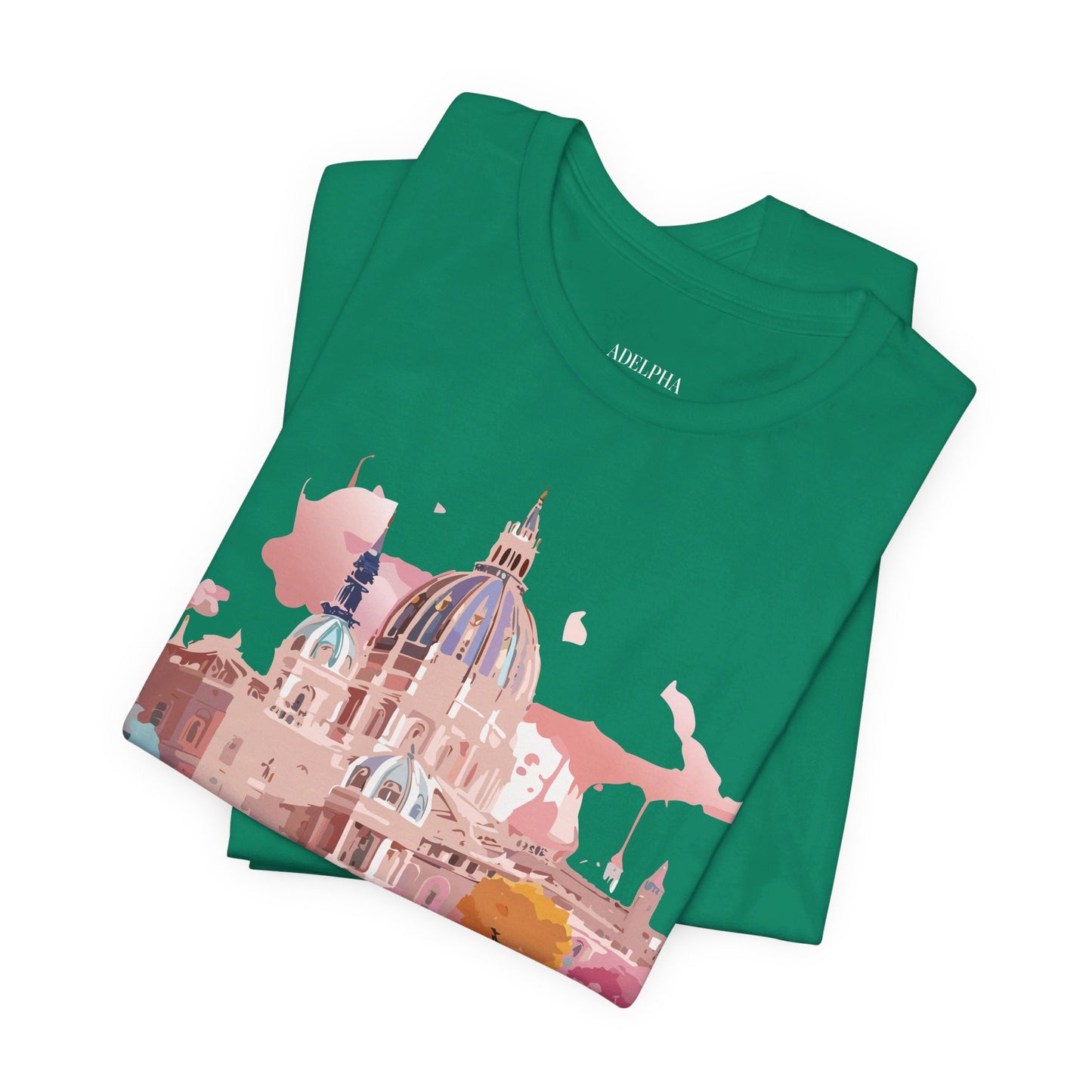 Natural Cotton Tee Shirt - Beautiful Places Collection - Vienna Printify