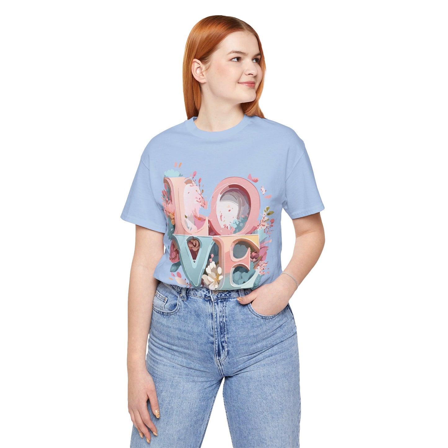 Natural Cotton Tee Shirt - Love story Collection Printify