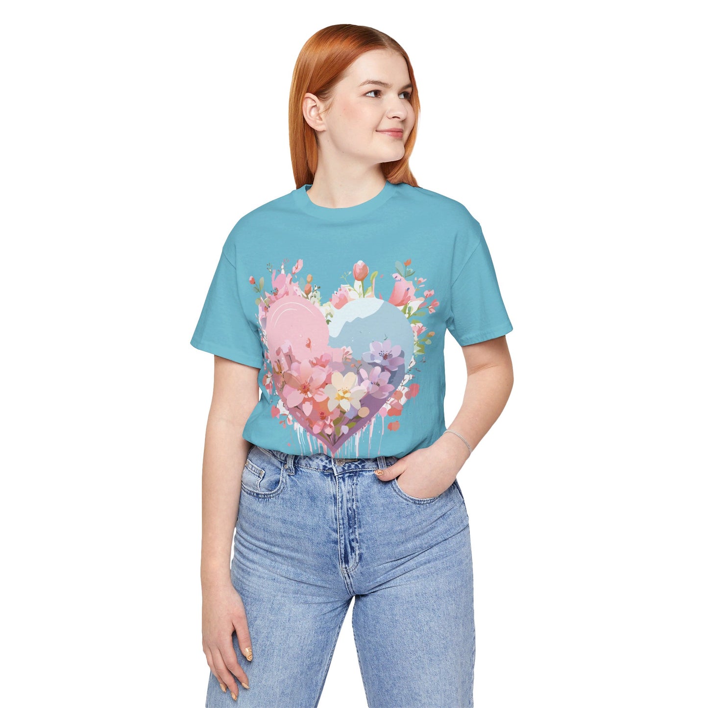 Natural Cotton Tee Shirt - Love story Collection Printify