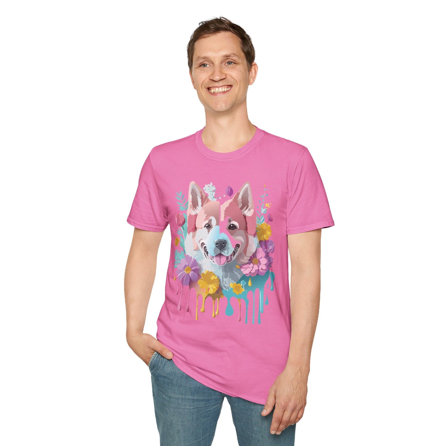 Dog Shirt, Shirt with Dog, Animal Tee, Shirt with Animals