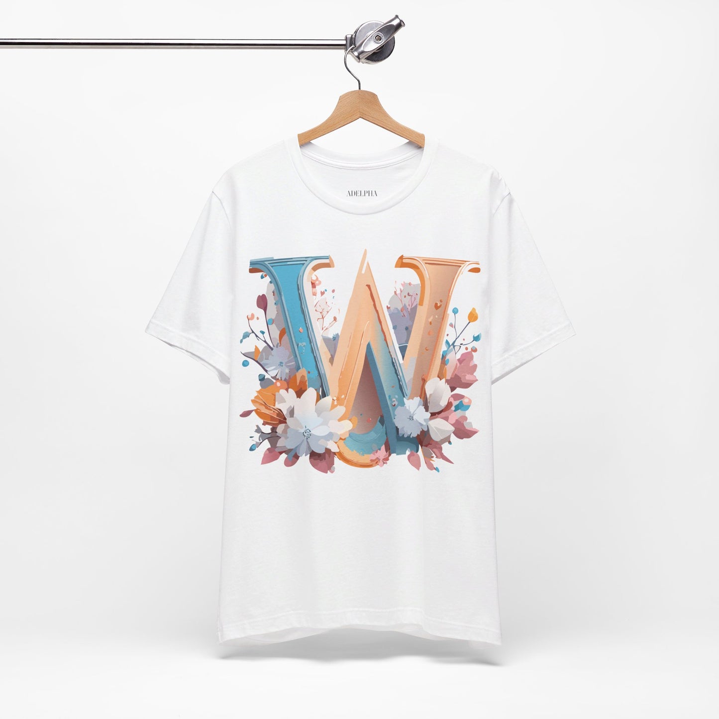 Natural Cotton Tee Shirt - Letters Collection - W Printify